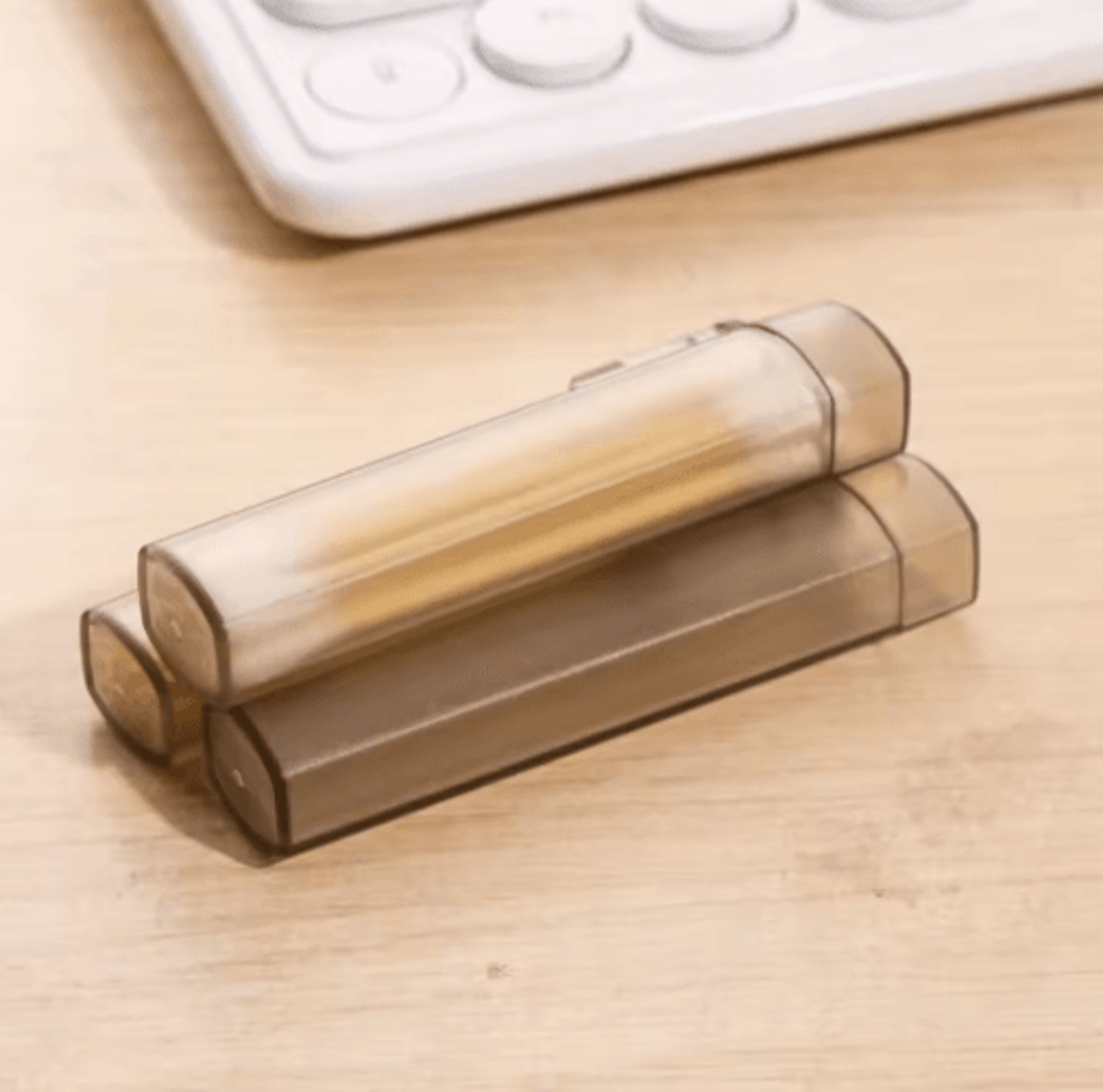 Creative Mini Toothpick Holder  Transparent Storage Box For Cotton Swabs  Small Essentials 6