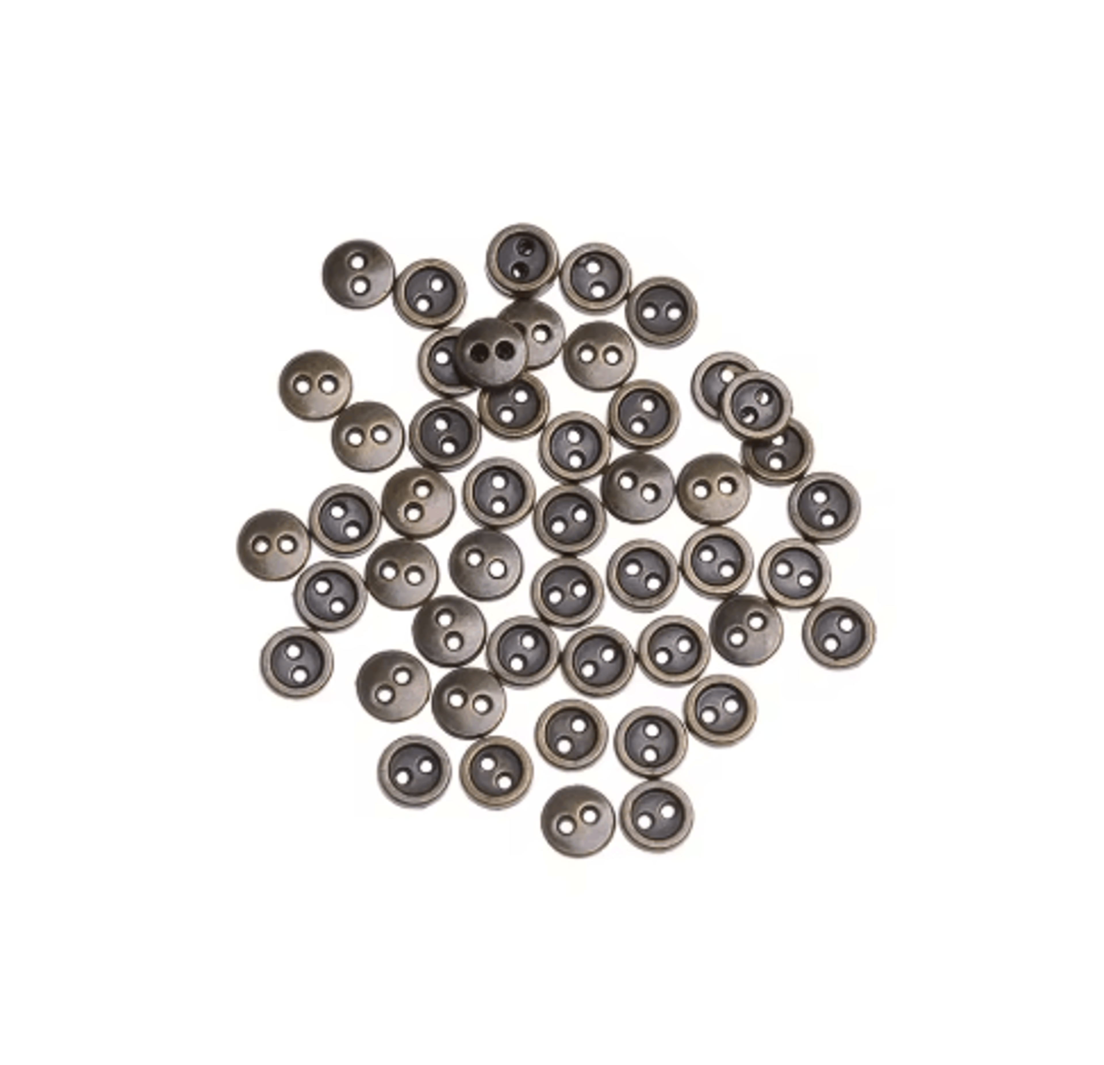 50Piece Mini Metal Buttons  Tiny Sewing Buttons For Blythe Dolls Doll Clothes  Miniature Crafts 2