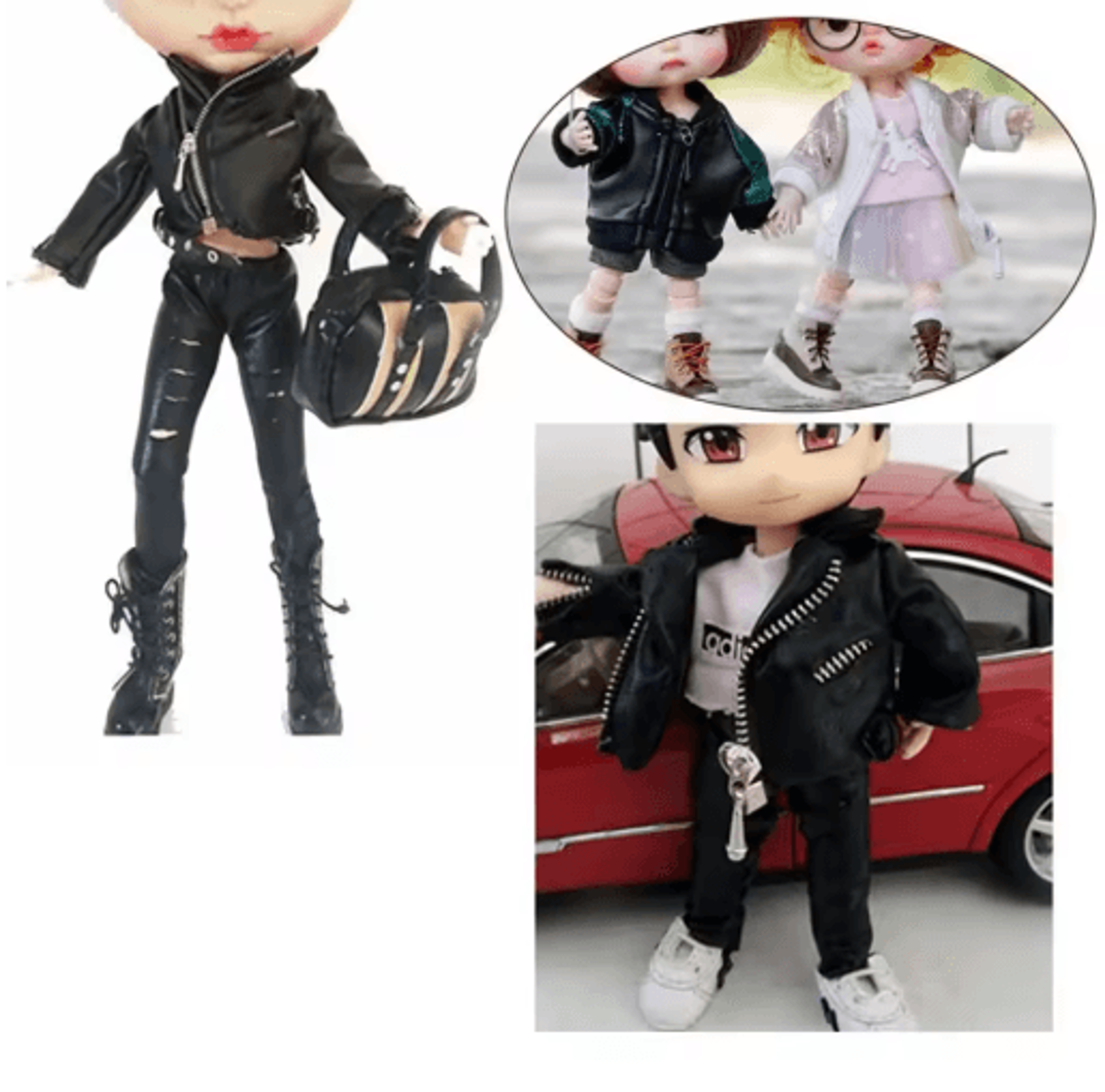Mini Doll Clothing Zippers  Decorative 10cm  12cm Zipper Appliques For Sewing  Crafts 11