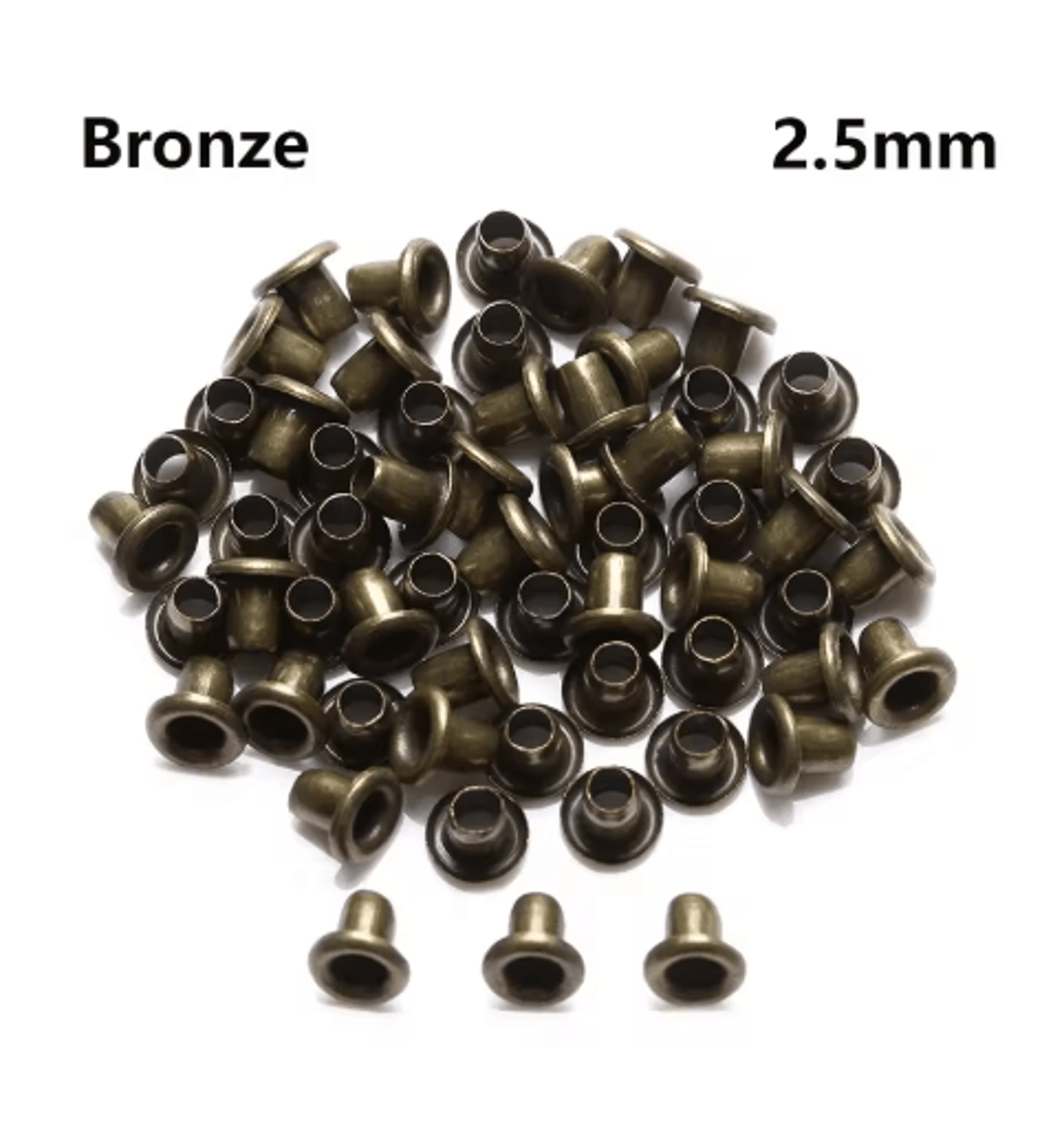50Piece Mini Metal Eyelets  UltraSmall Eyelet Buttons For Doll Clothes Shoes Bags  Miniature Crafts 12