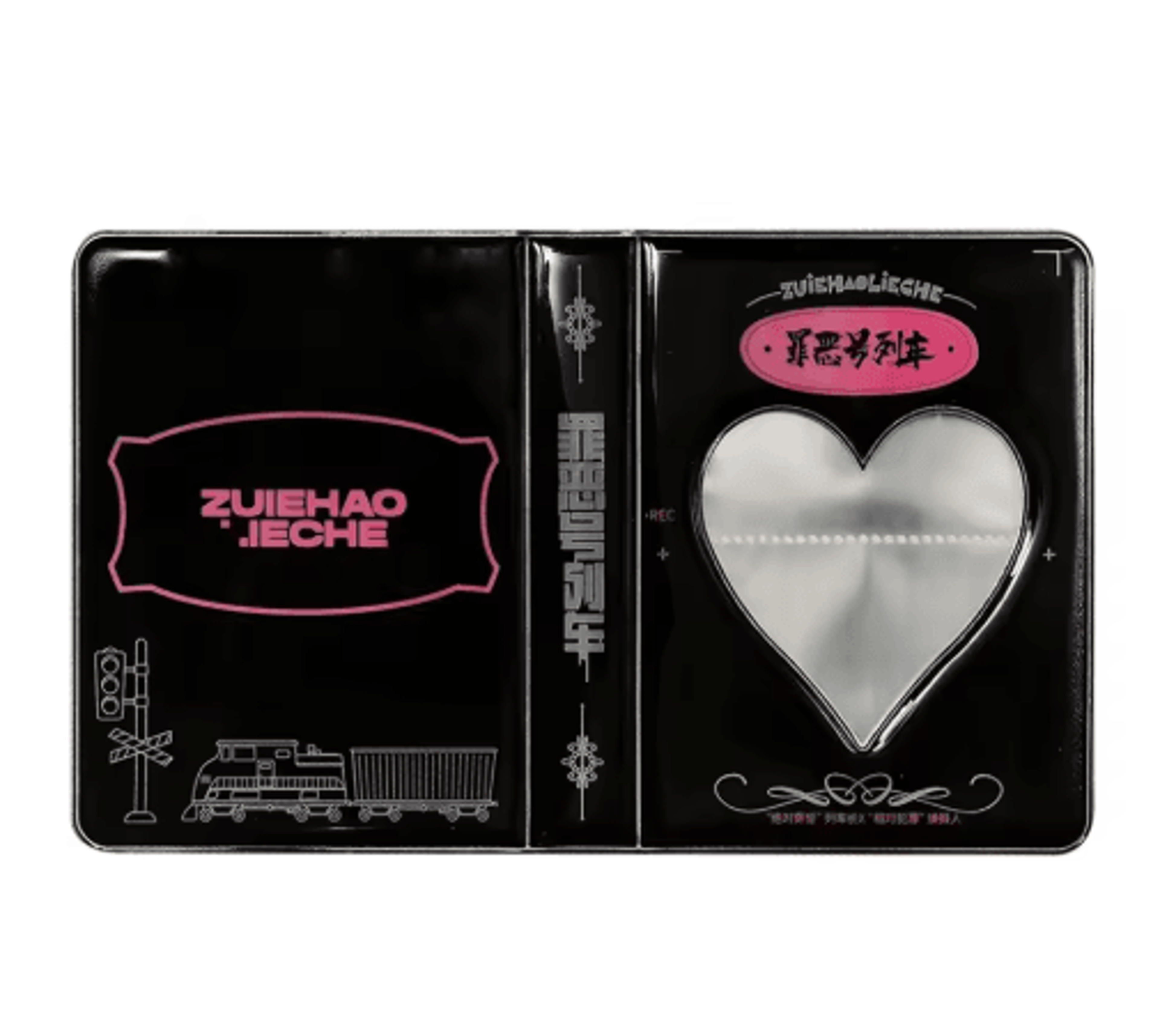 64Pocket Mini Photo Album  Heart Cover Photocard Holder For KPop Cards Photos  Name Cards 1