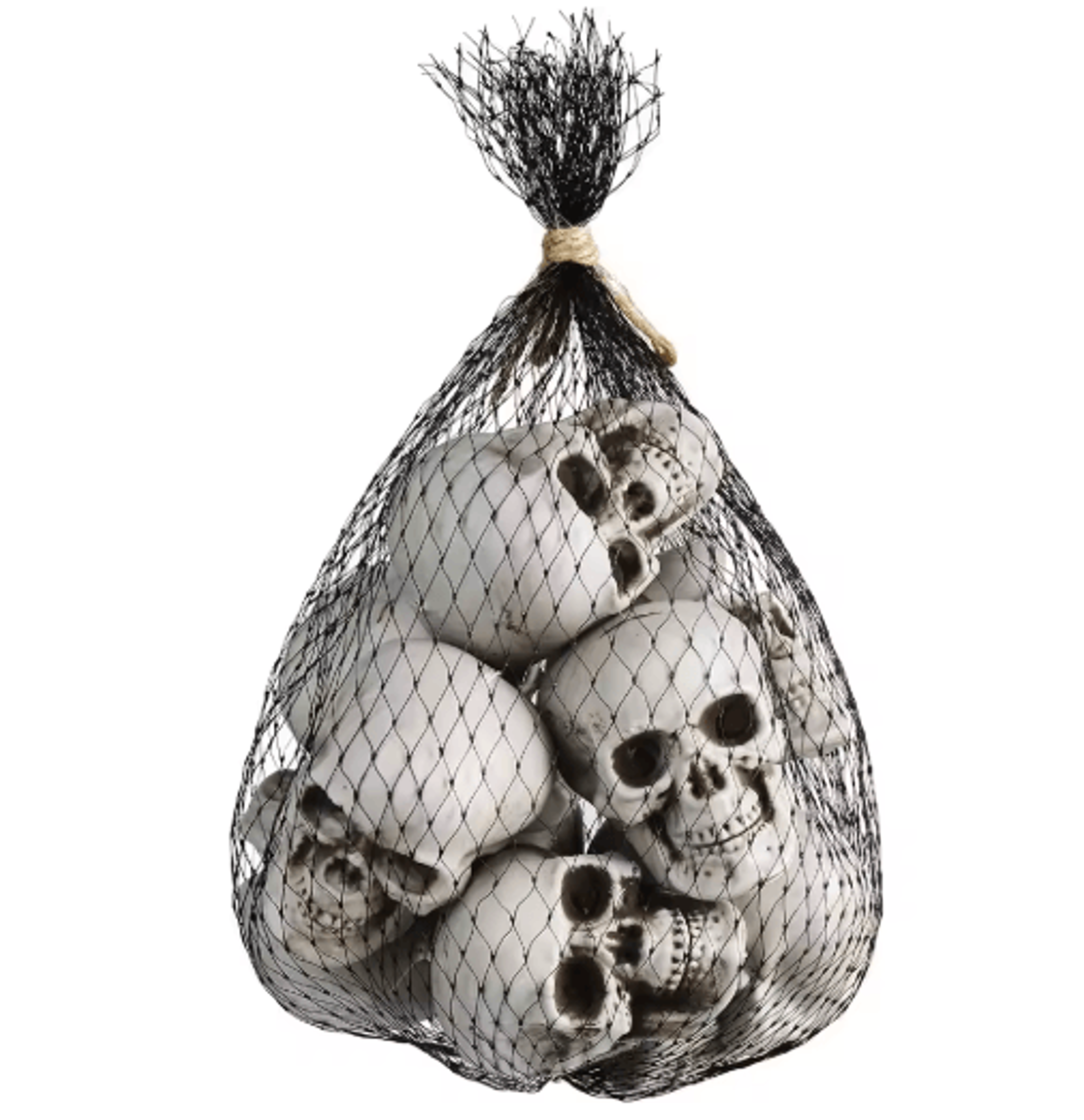 10PCS Mini Skeleton Skull Heads  Halloween Table Decorations  Scary Party Props 0