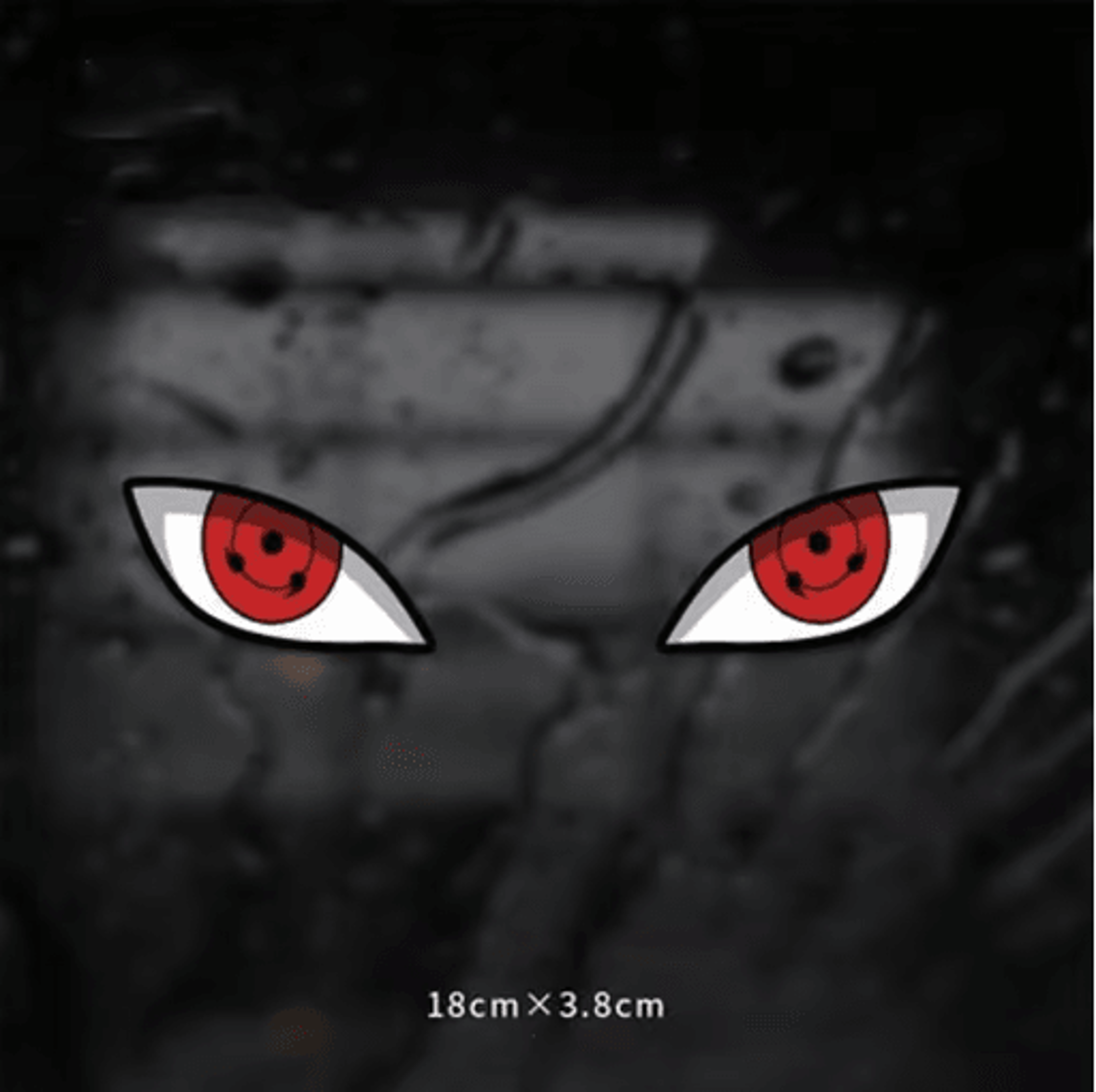 Devils Eye Reflective Sticker  Funny Car Motorcycle  Helmet Decoration Decal 3