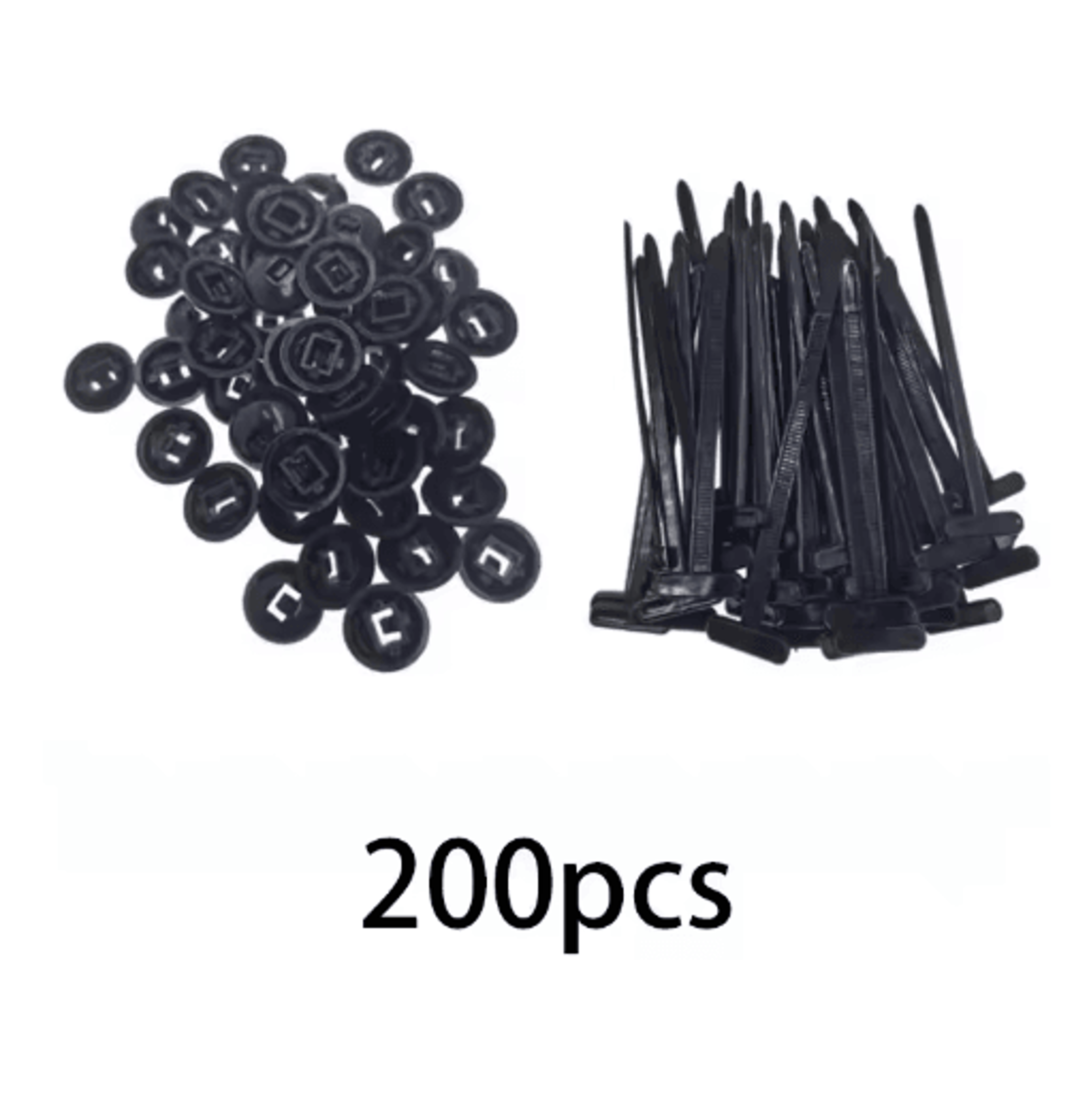 Universal Cable Tie Mount Fastener  Multifunctional Automotive Wire Management Clip With ThroughHol 1