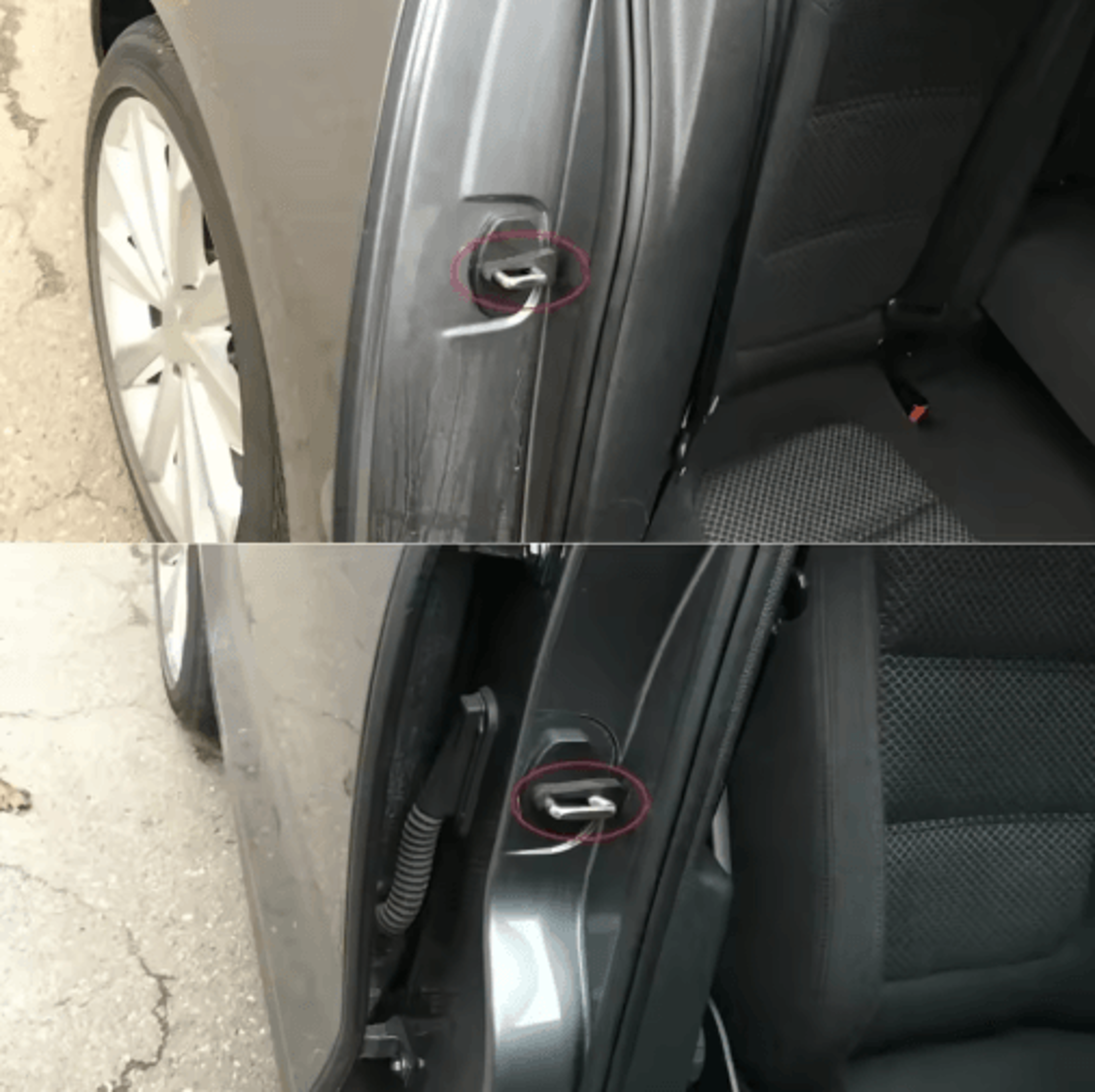 Universal Car Door Shock Absorber Pads  Door Lock Protector  AntiCollision Bumper Covers 8