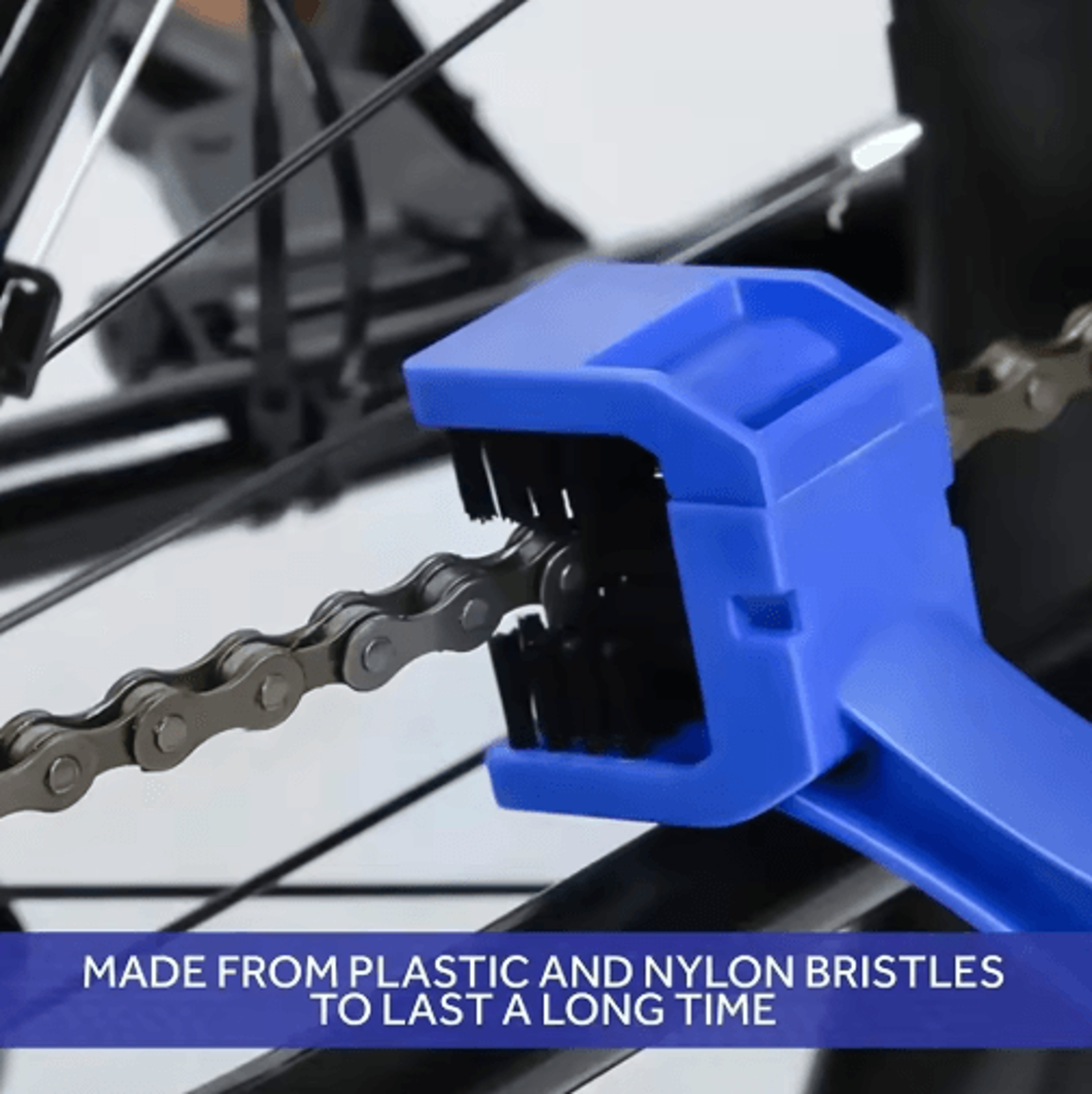 MultiPurpose Bike Chain Cleaning Brush  Drivetrain Gear  Motorcycle Chain Cleaning Tool 6