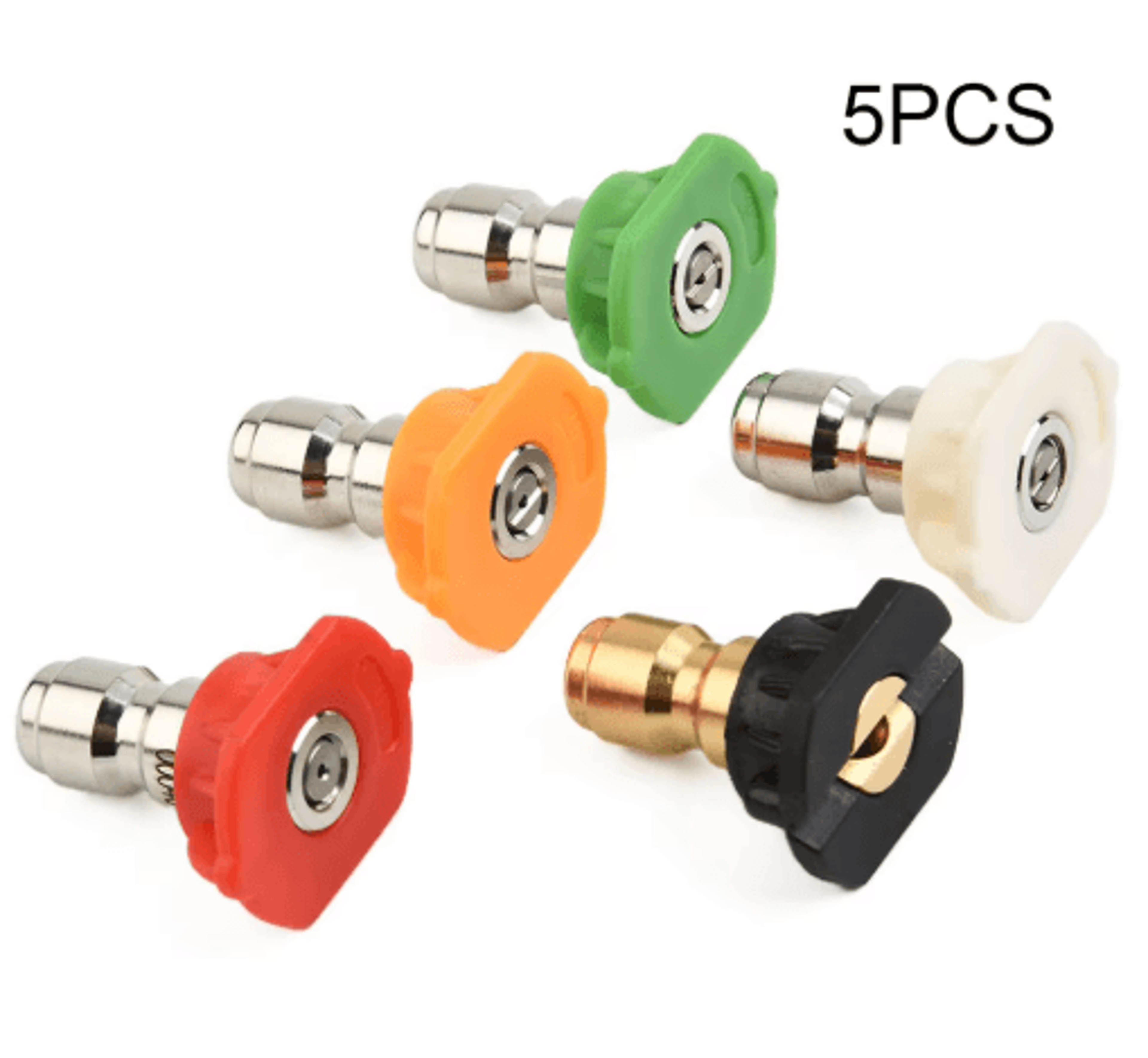 5Piece 14Inch Quick Connect Pressure Washer Nozzle Tips Set 0