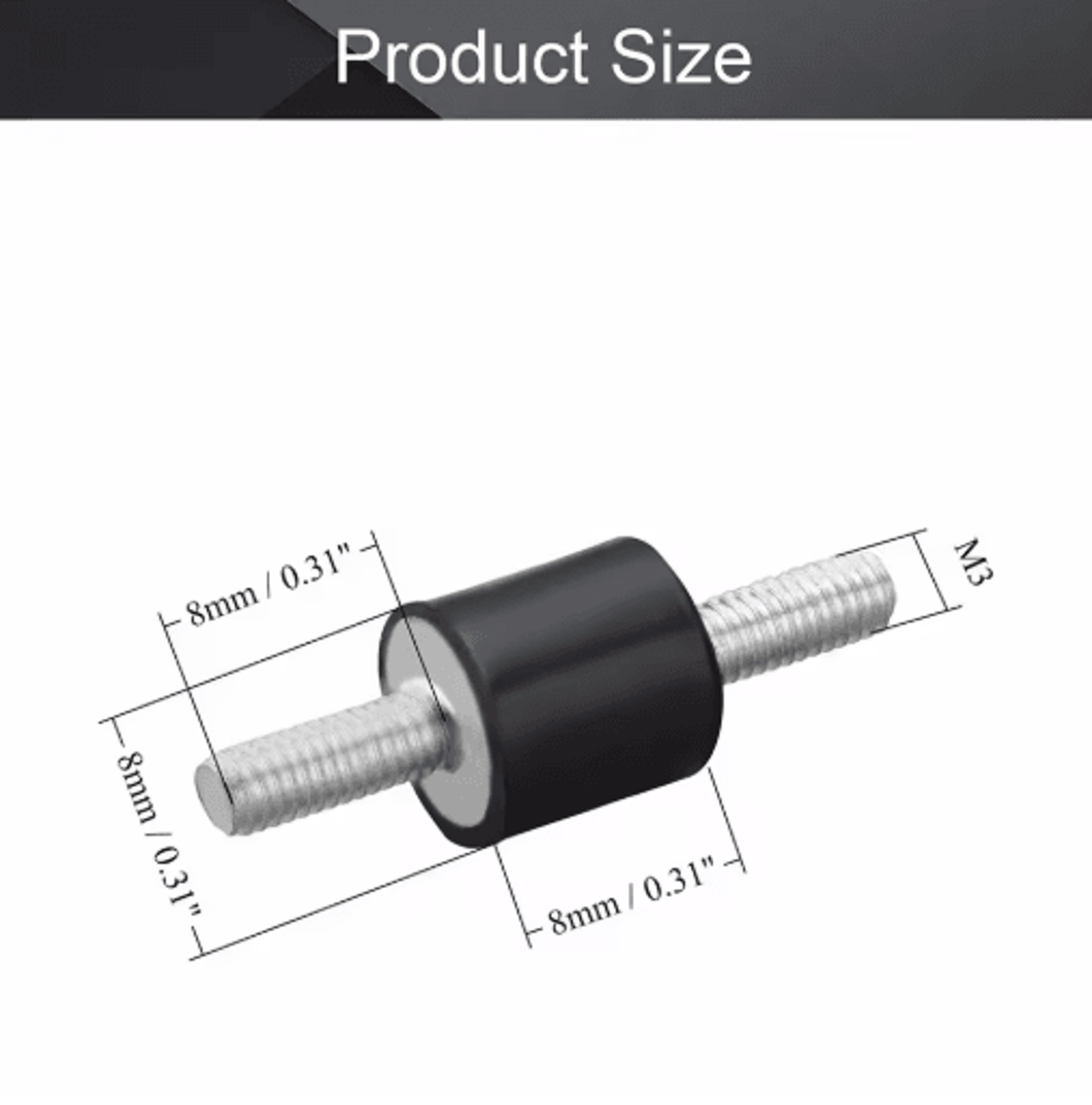 Rubber Shock Mount Bobbin Isolator  AntiVibration Mount For Water Pumps Motors  Machinery 7