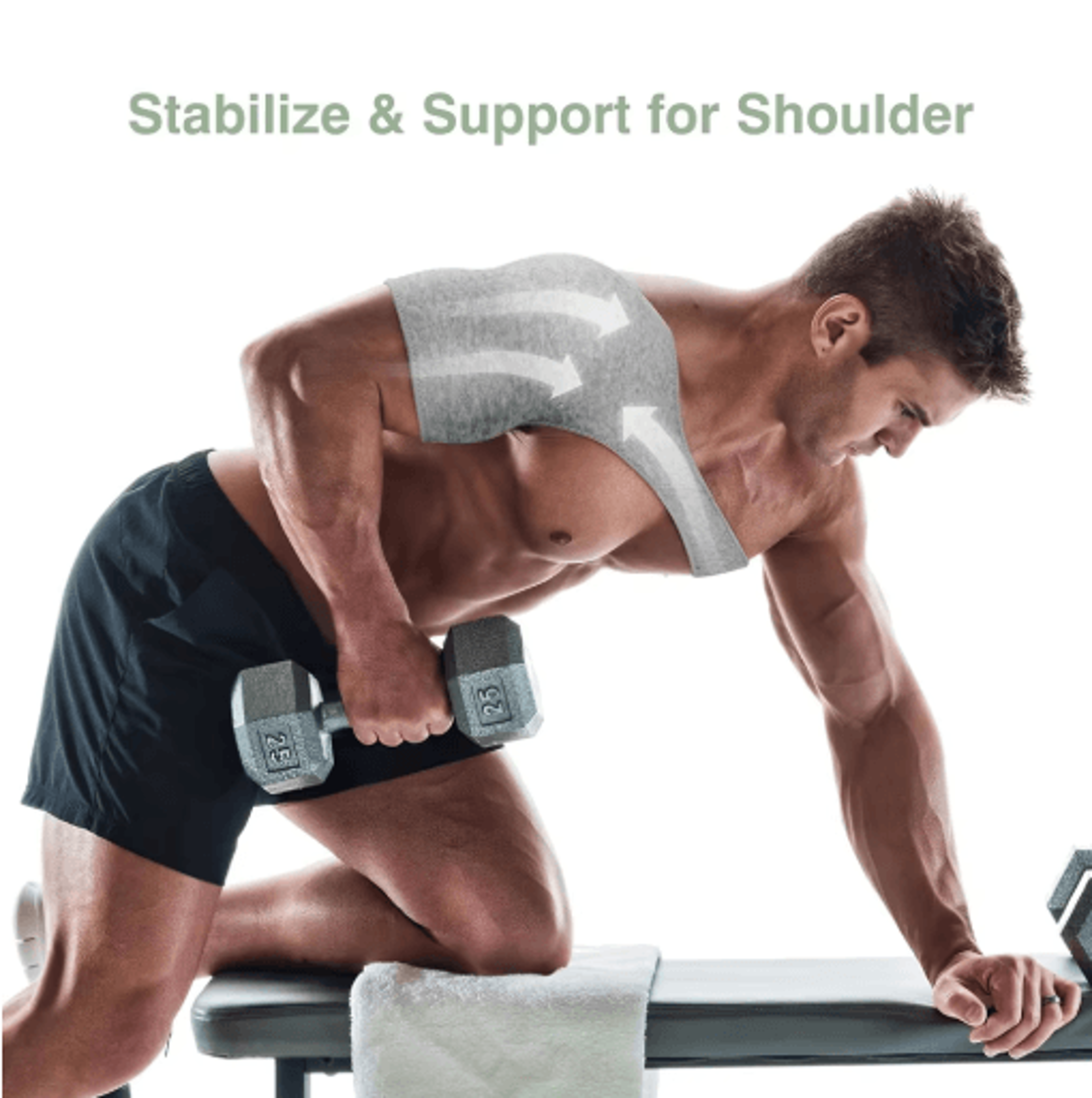 Adjustable Compression Shoulder Brace For Rotator Cuff  AC Joint Support 2