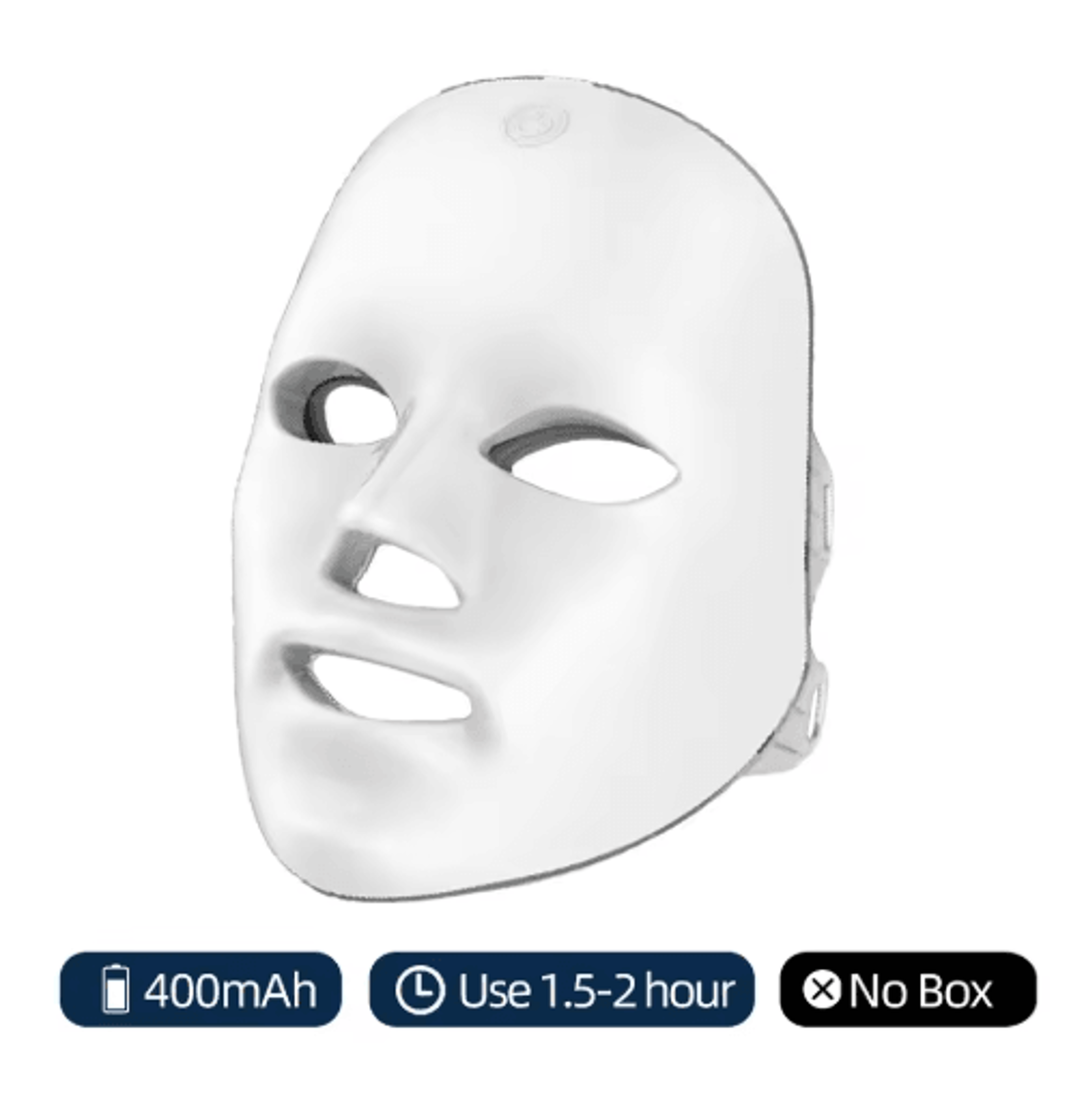 Rechargeable 7Color LED Facial Mask  Photon Light Therapy Beauty Mask For Home Skincare 2