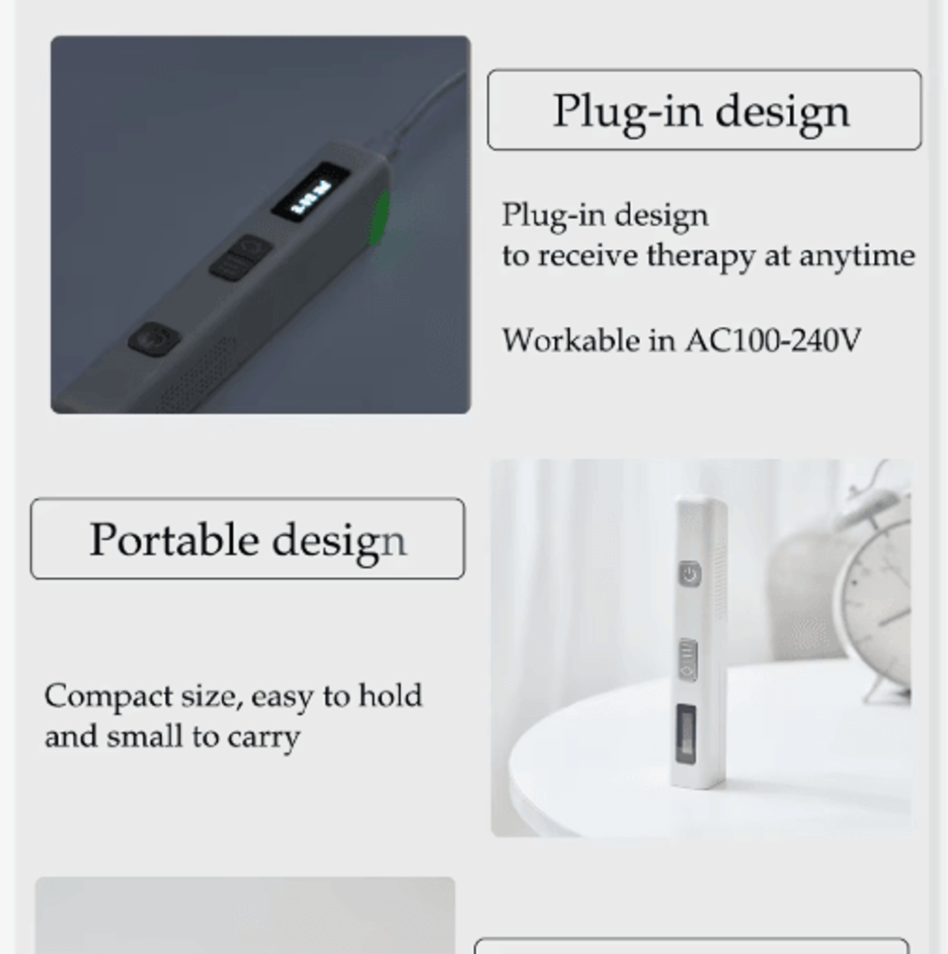 59mWcm 308nm LED Light Pen  Portable Precision Light Device With Protective Goggles 7