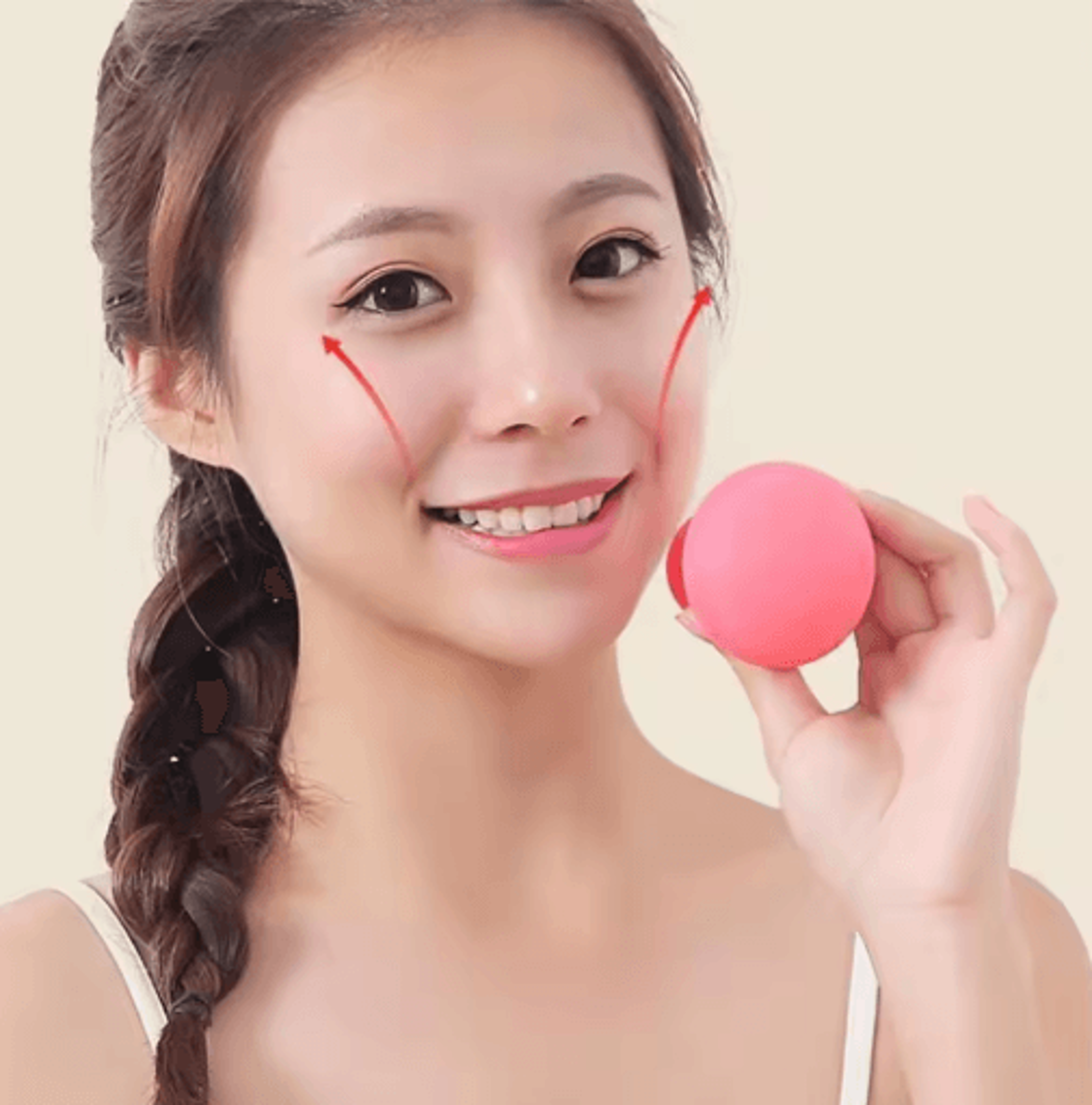 Silicone Facial Massager  Masseter Trainer  Face Exercise And Massage Tool 123510 PCS 10