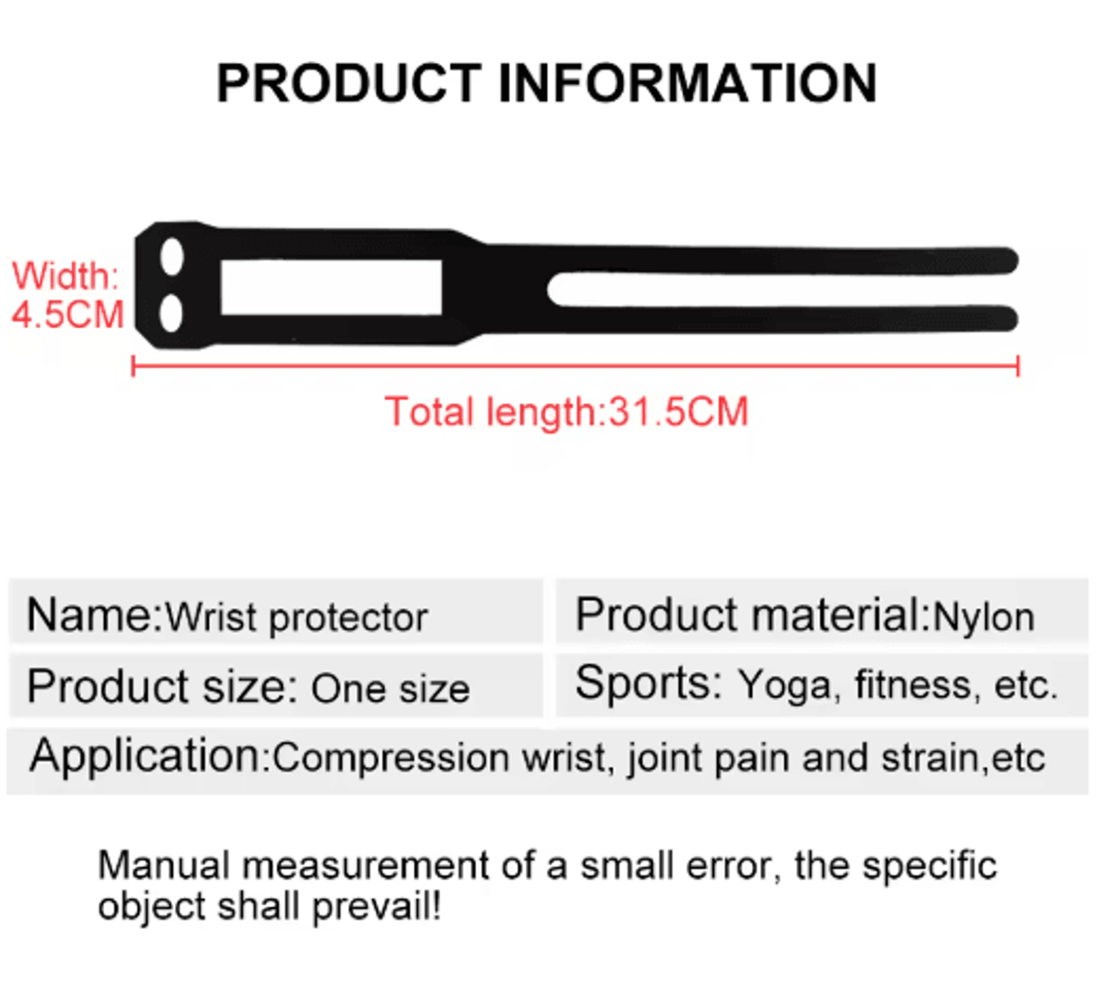 Adjustable TFCC Wrist Brace  Ulnar Wrist Support  Compression Strap 8