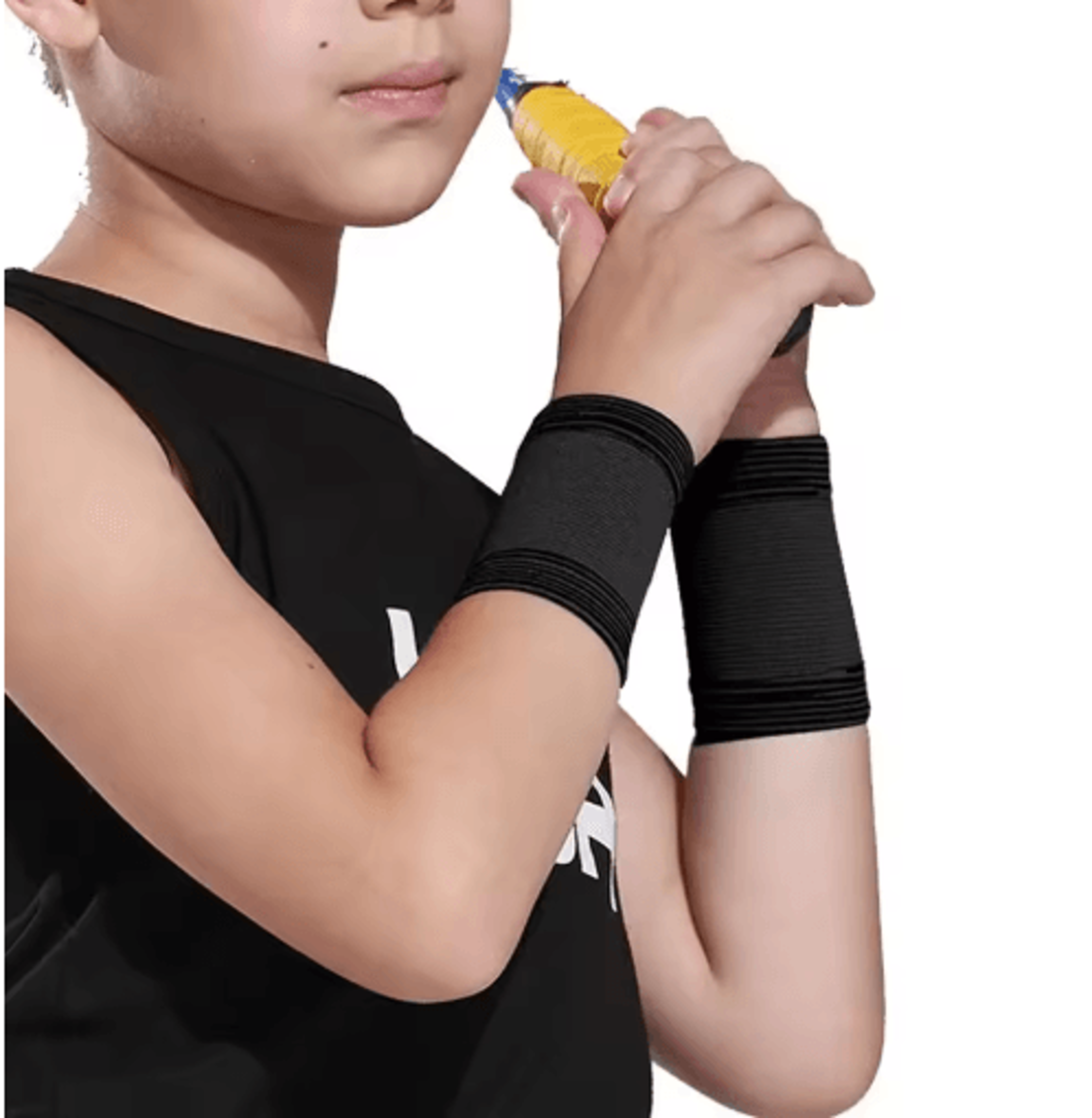 Kids Knee  Elbow Compression Sleeves  2Piece Protective Support For Sports  Active Play 2