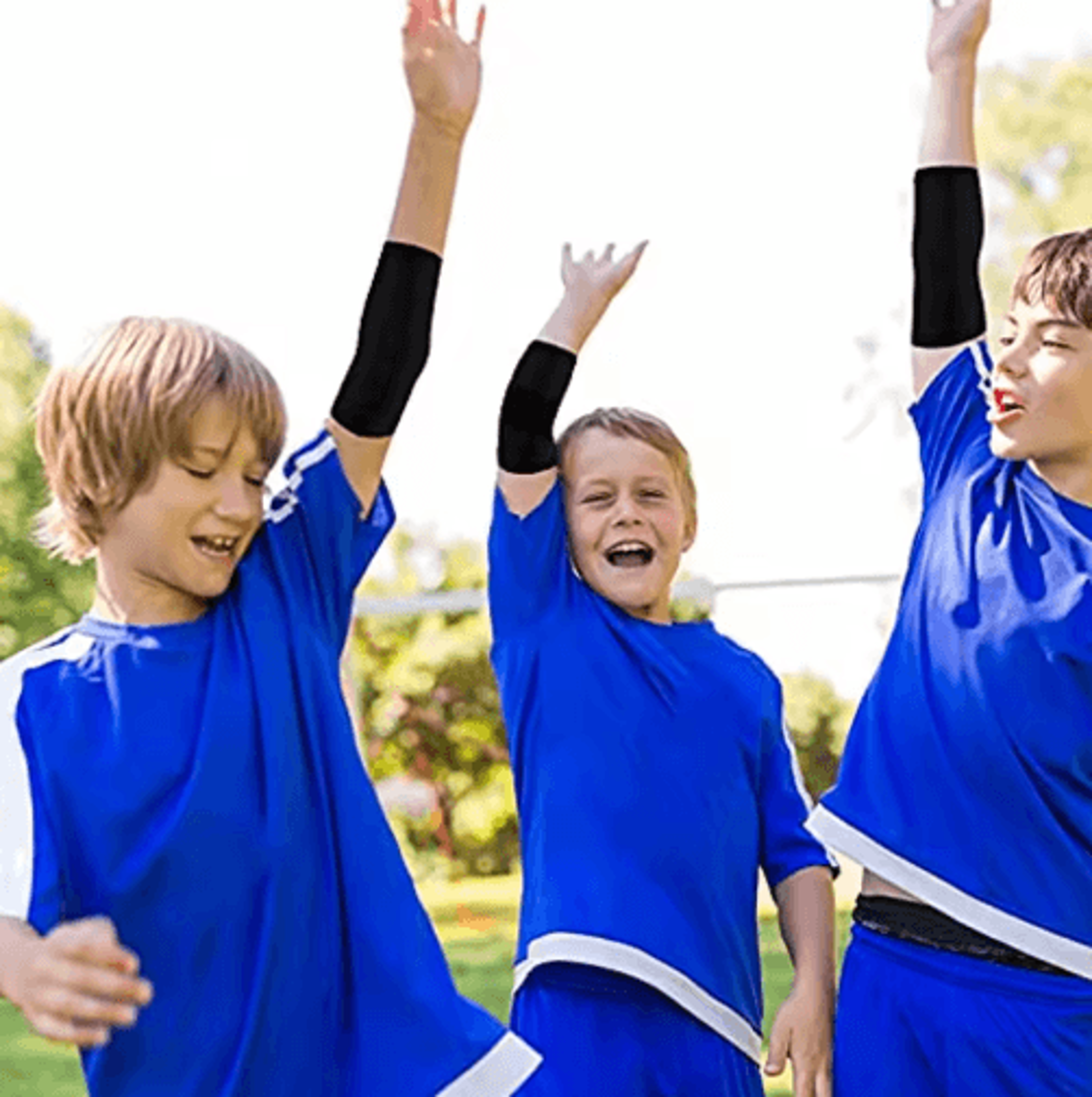 1 Pair Kids Knit Elbow Brace  Compression Arm Support Sleeves For Volleyball Tennis  Sports 14