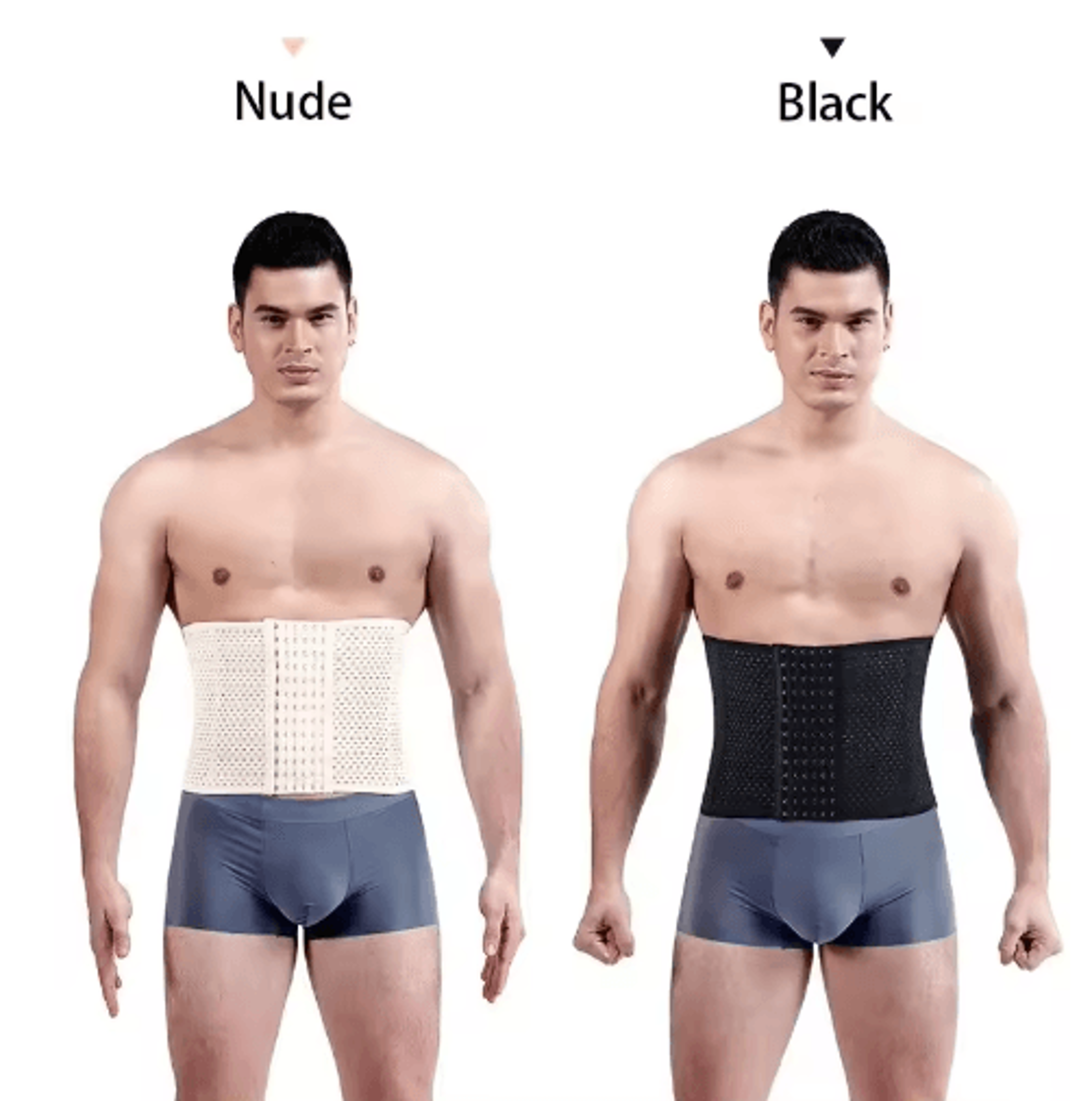 Mens Waist Trainer Body Shaper  Compression Tummy Control Belt For Fitness  Everyday Wear 3