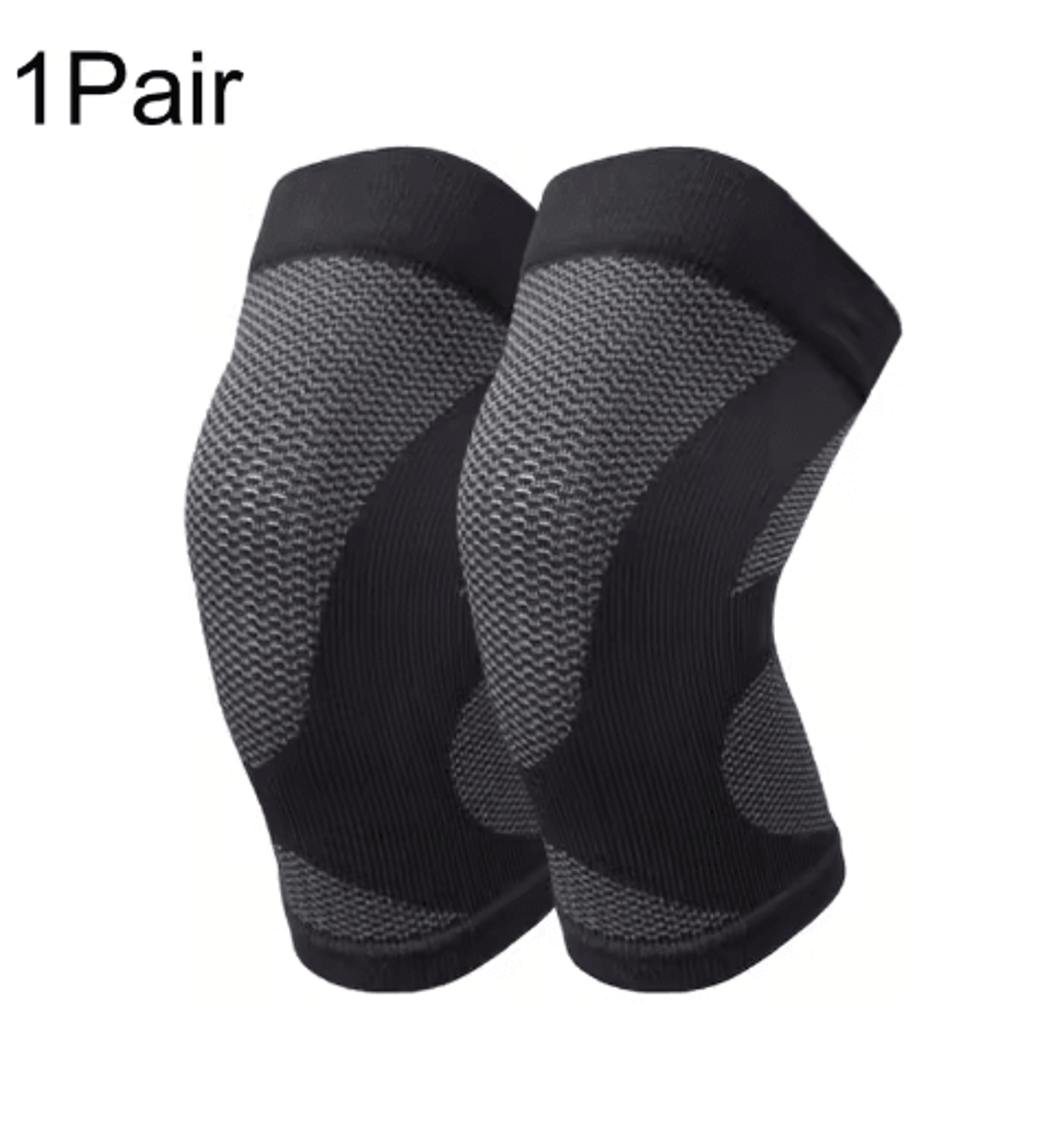 1 Pair UltraThin Knee Compression Sleeves  NonSlip Knee Support For Running Fitness  Outdoor Activi 2