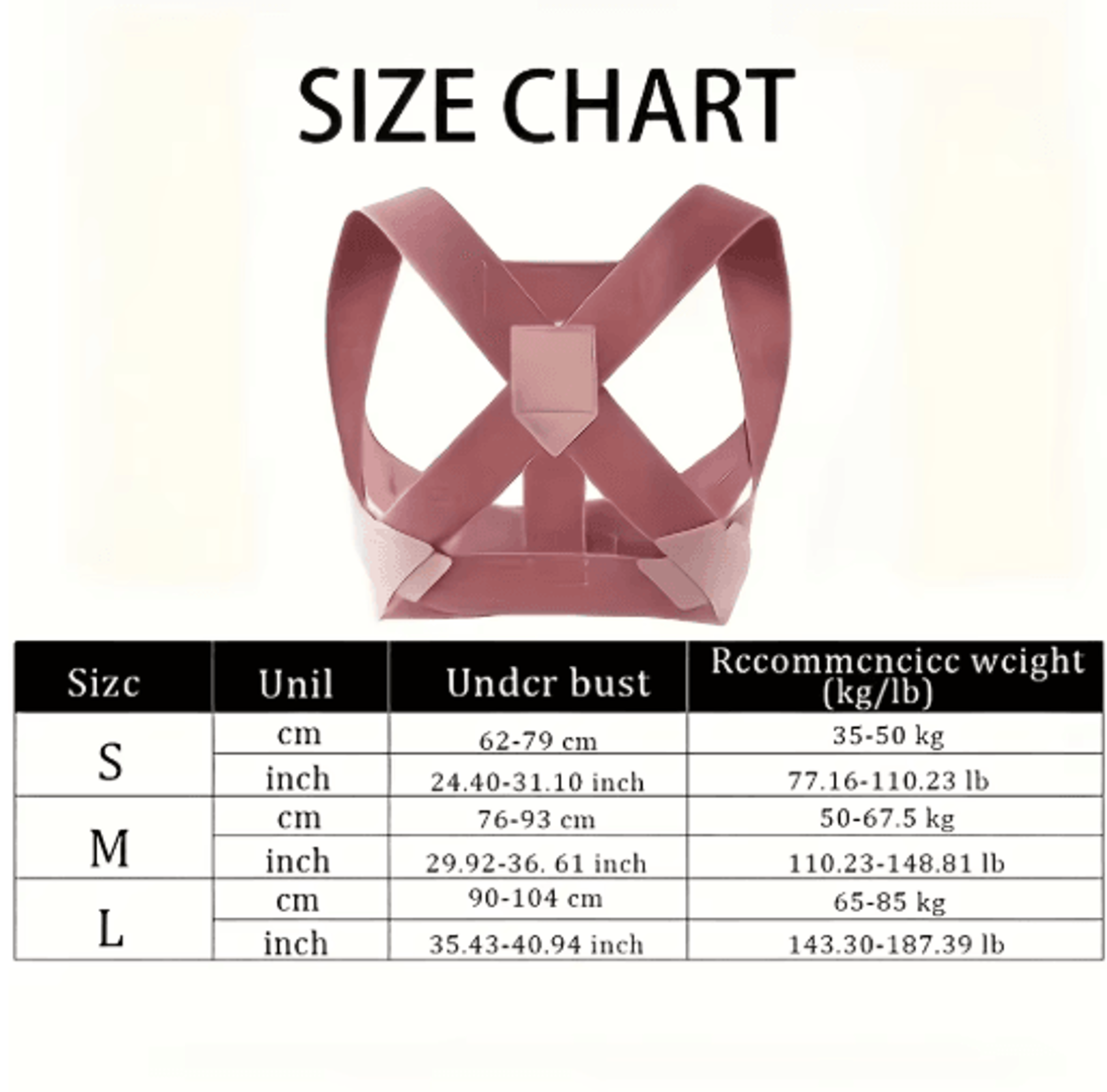 Posture Corrector Back Straightener Shoulder Posture Brace Back Support Belt Posture Correction Bel 3