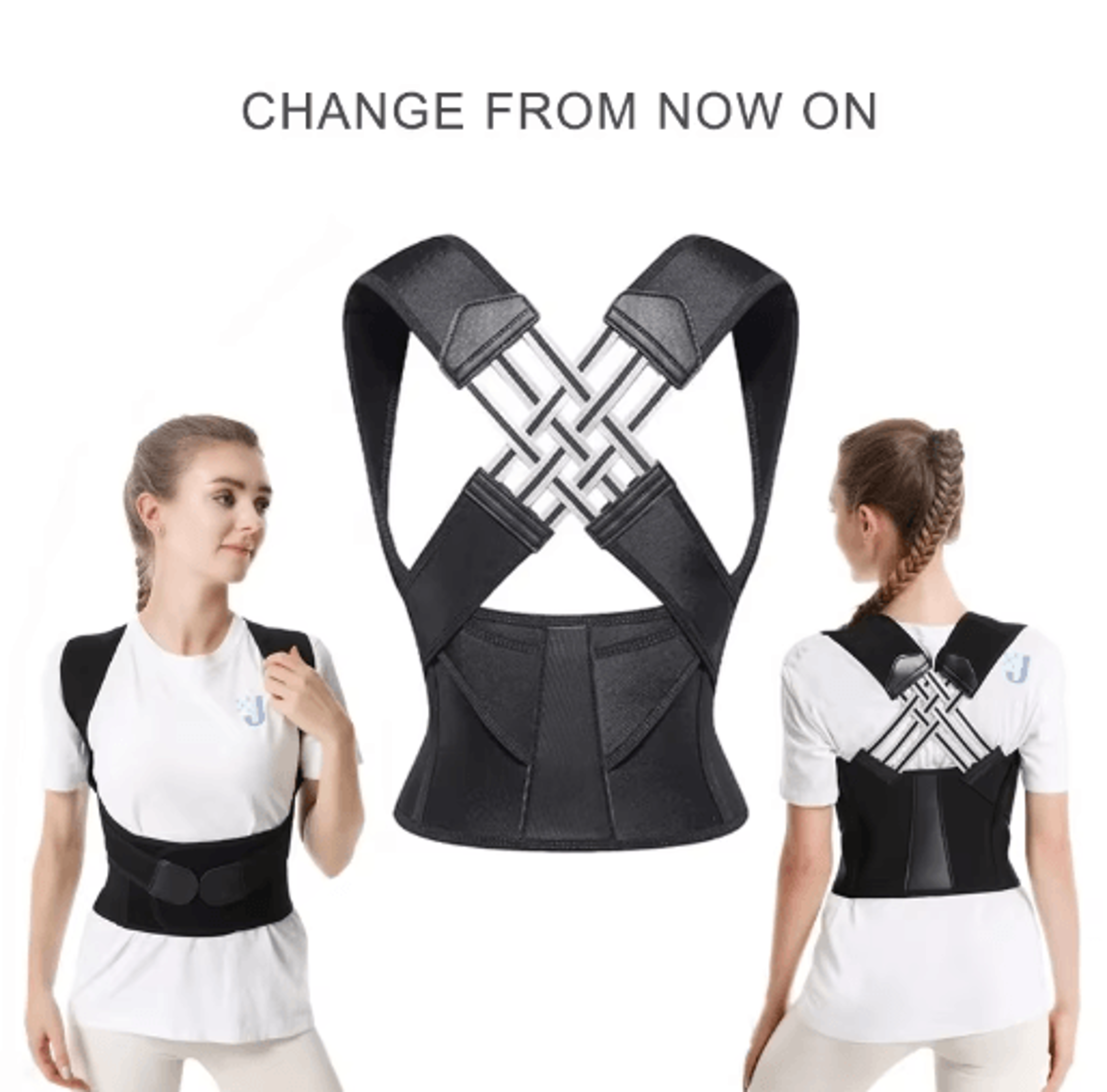Posture Corrector Back Support Belt Shoulder Posture Brace Back Straightener Posture Correction Bra 0