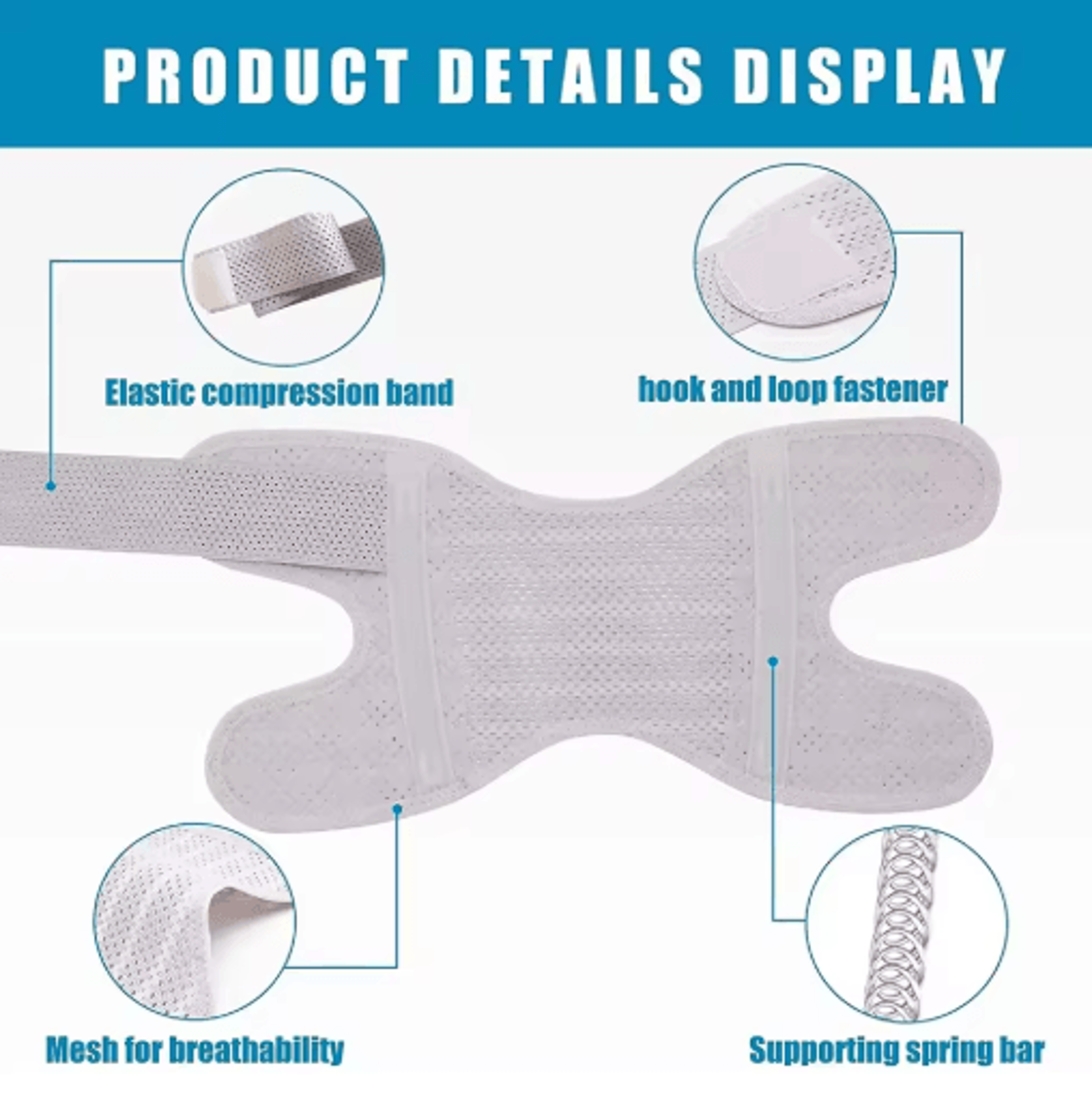 Adjustable Knee Brace With Side Stabilizers  Breathable Support For Everyday Stability 6