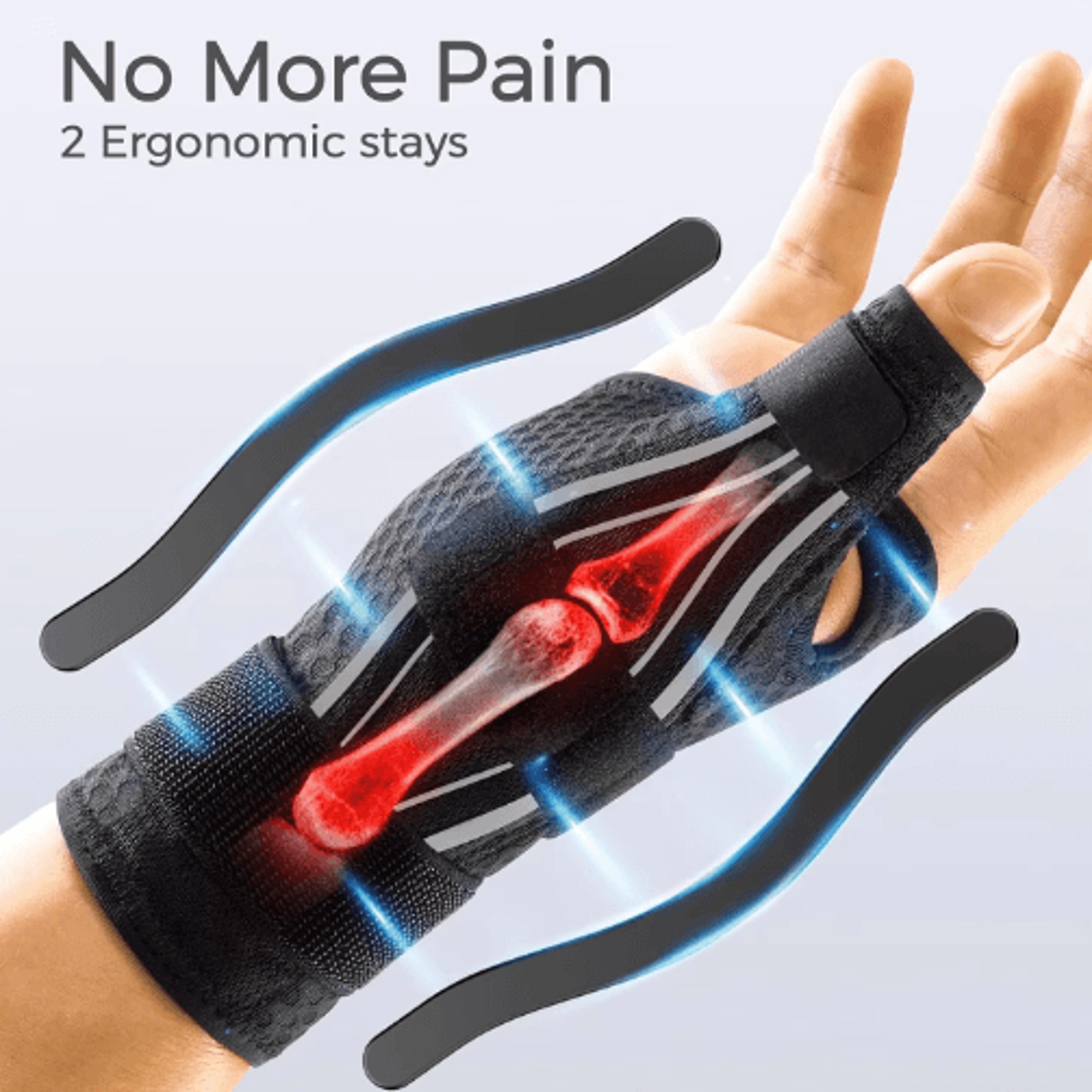 Adjustable Breathable Wrist Splint Brace  Secure Wrist Support For Sports  Daily Activities 0