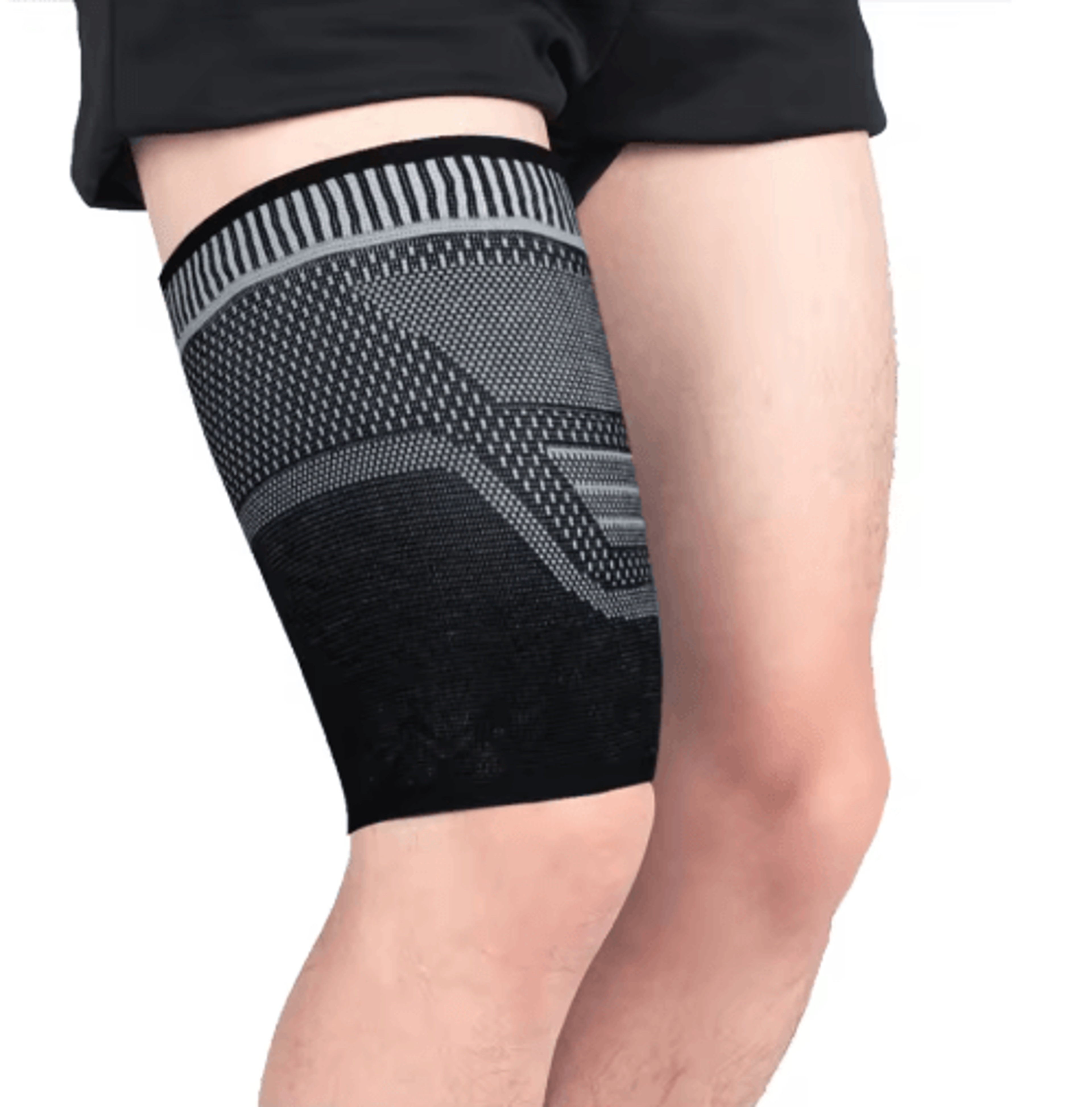 Adjustable Thigh Compression Sleeve  AntiSlip Upper Leg Support Wrap For Men  Women 1