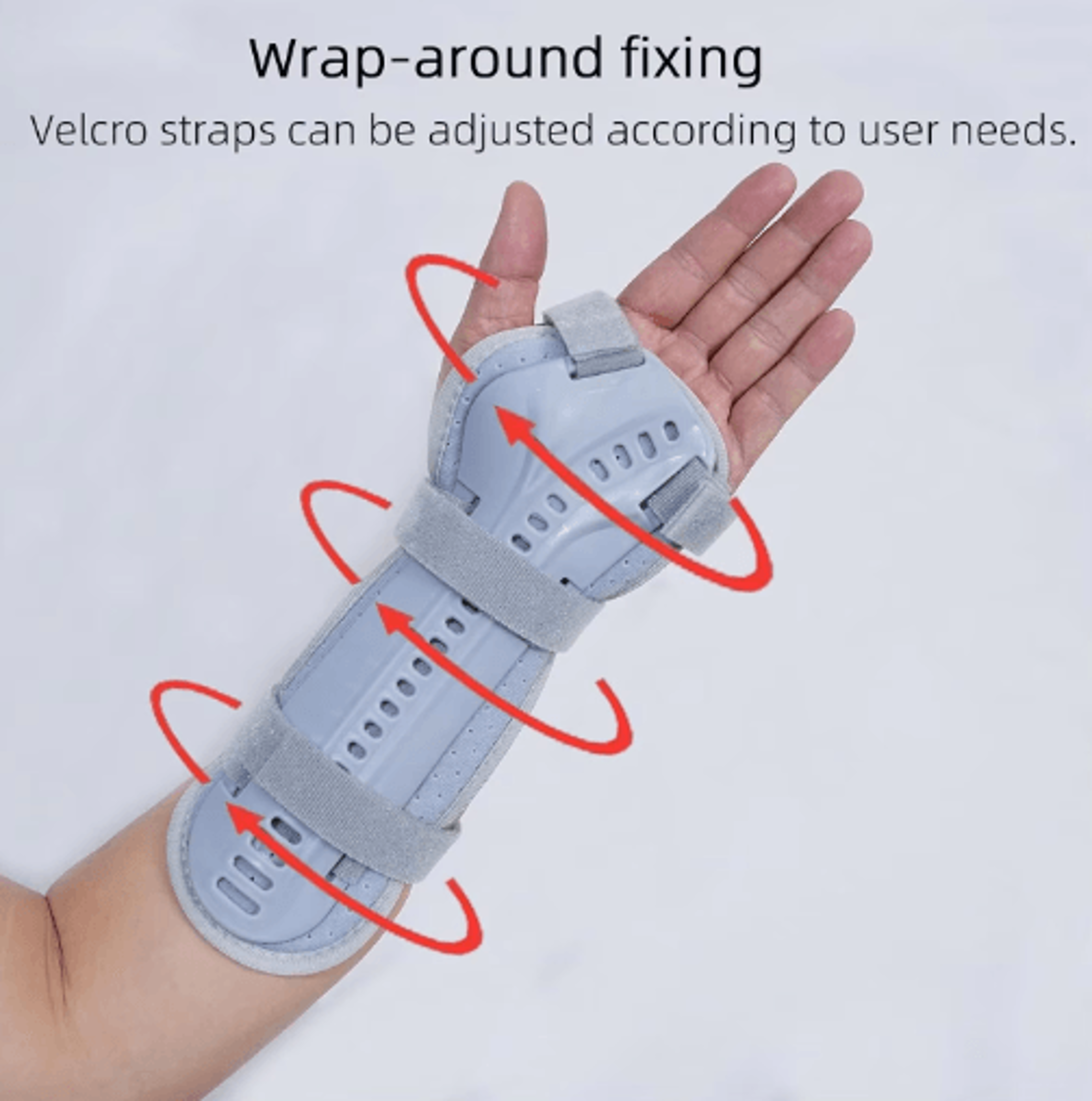Adjustable Wrist Splint Brace With Removable Support  Breathable Wrist Stabilizer For Adults 4