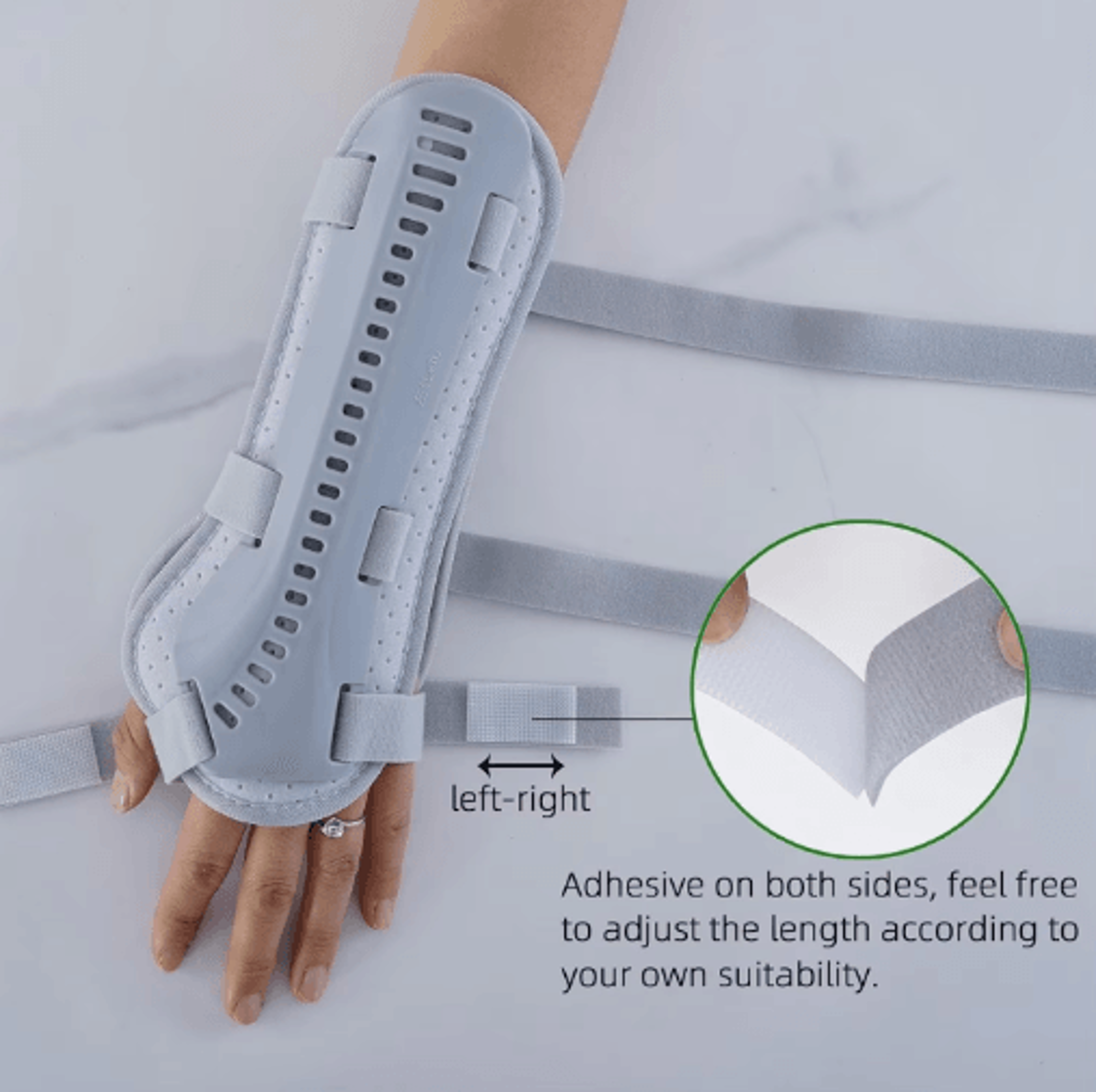 Adjustable Wrist Splint Brace With Removable Support  Breathable Wrist Stabilizer For Adults 6