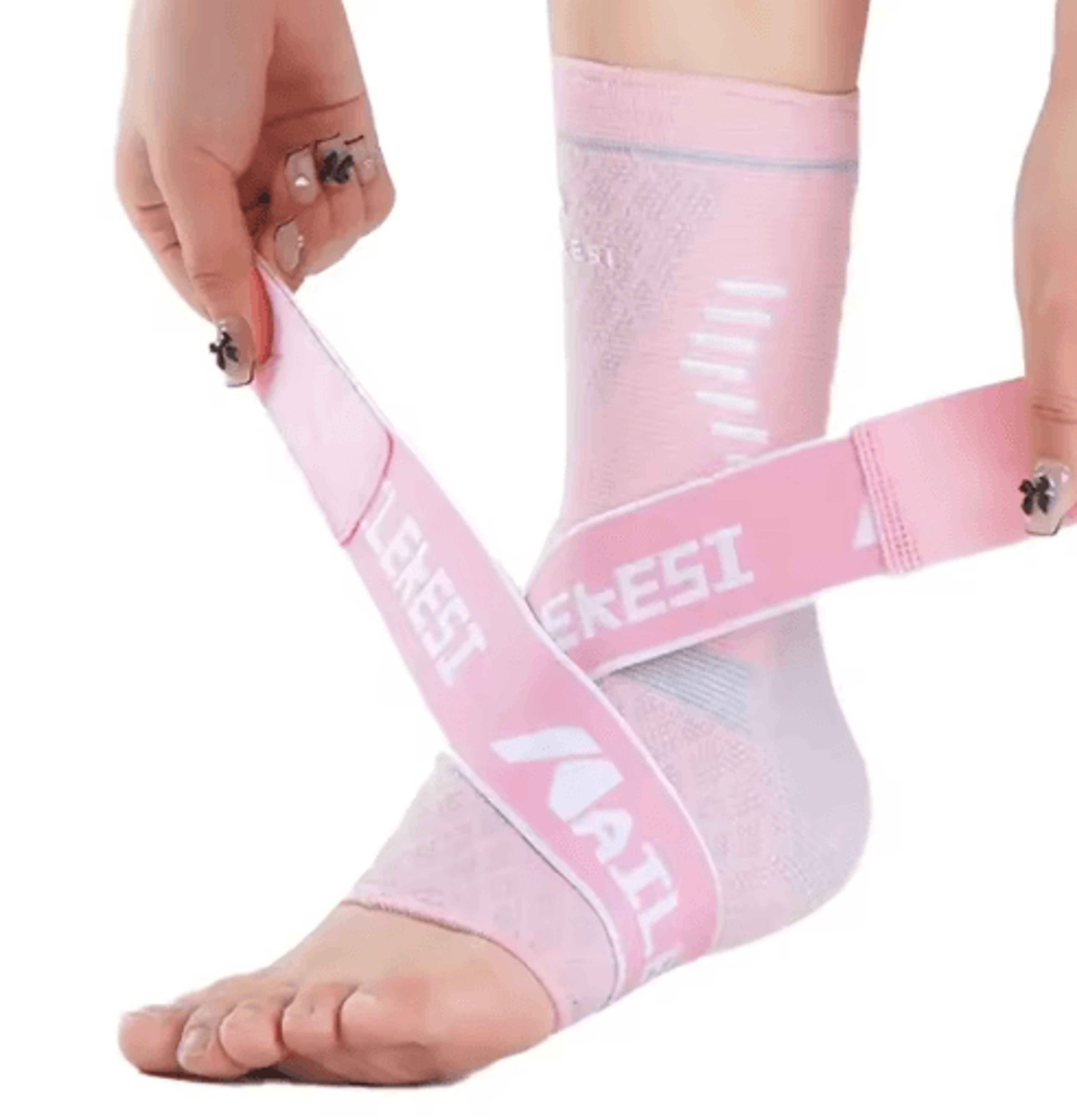 Ankle Compression Sleeve Adjustable Ankle Brace Foot Support Brace Sports Ankle Support Compression 5