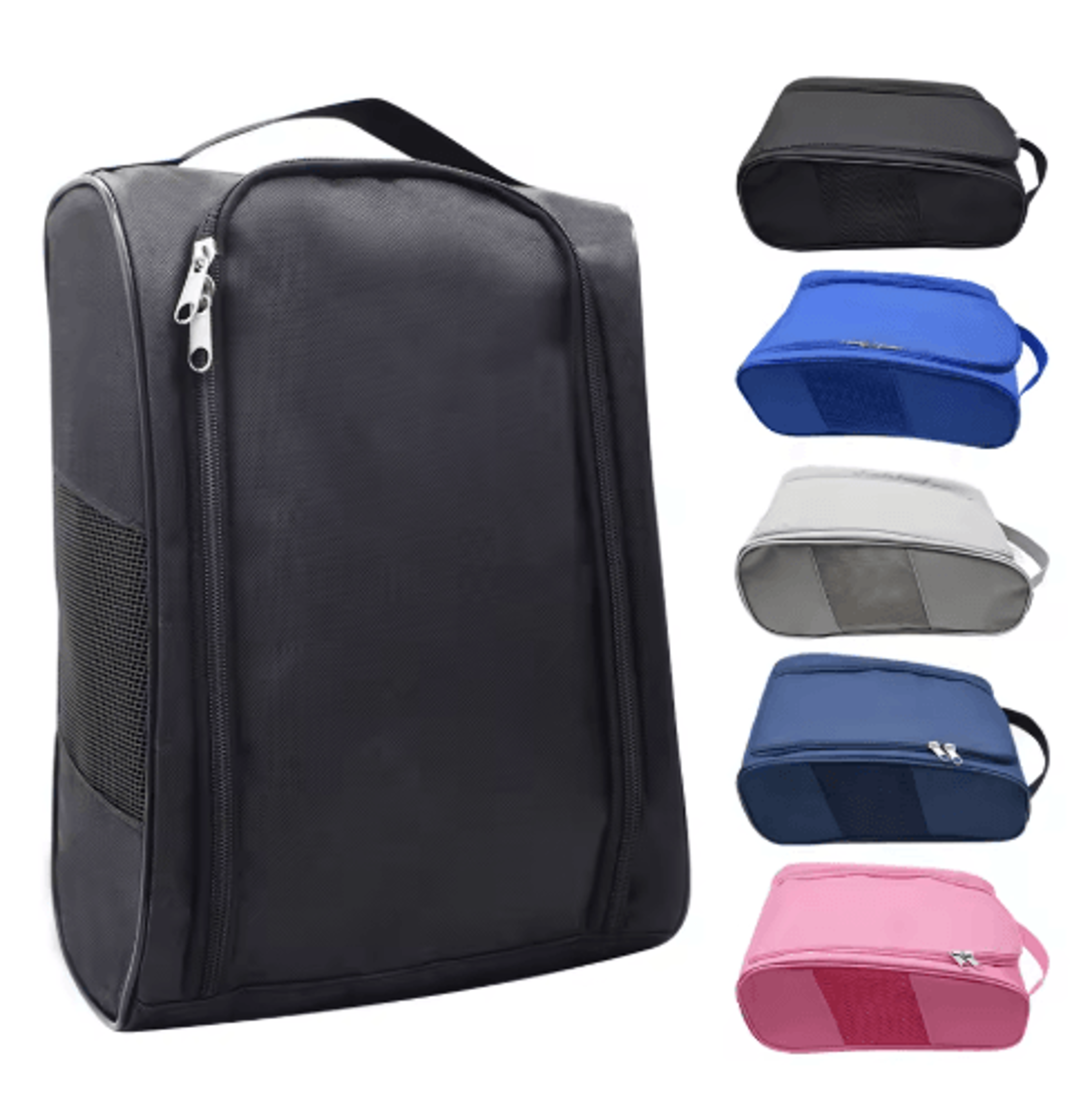Breathable Golf Shoe Bag  Portable Sports Shoe Storage Bag With Carry Handle 0