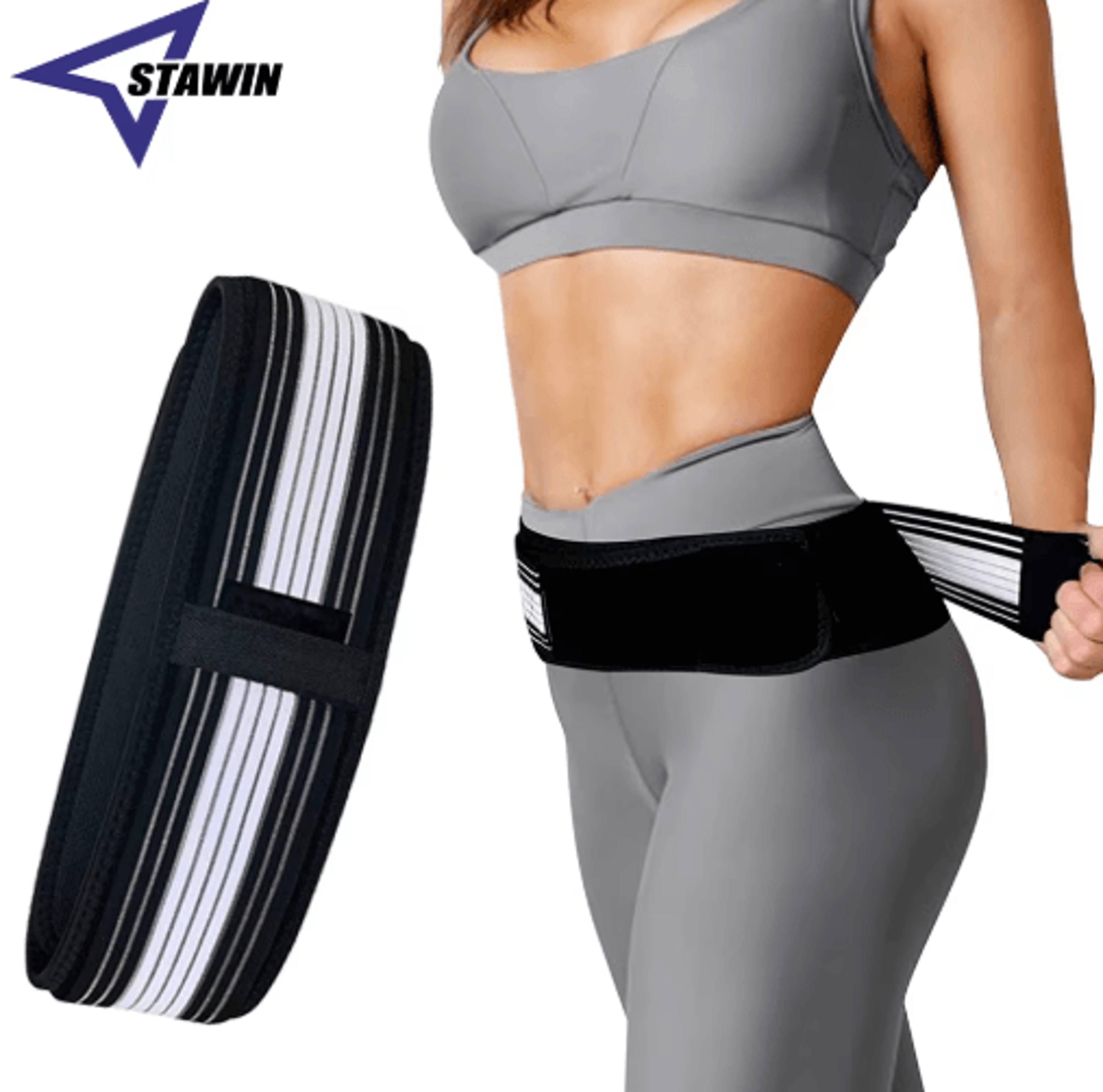 Adjustable SI Joint  Pelvic Support Belt  Comfortable Hip And Lower Back Stabilizing Brace 0