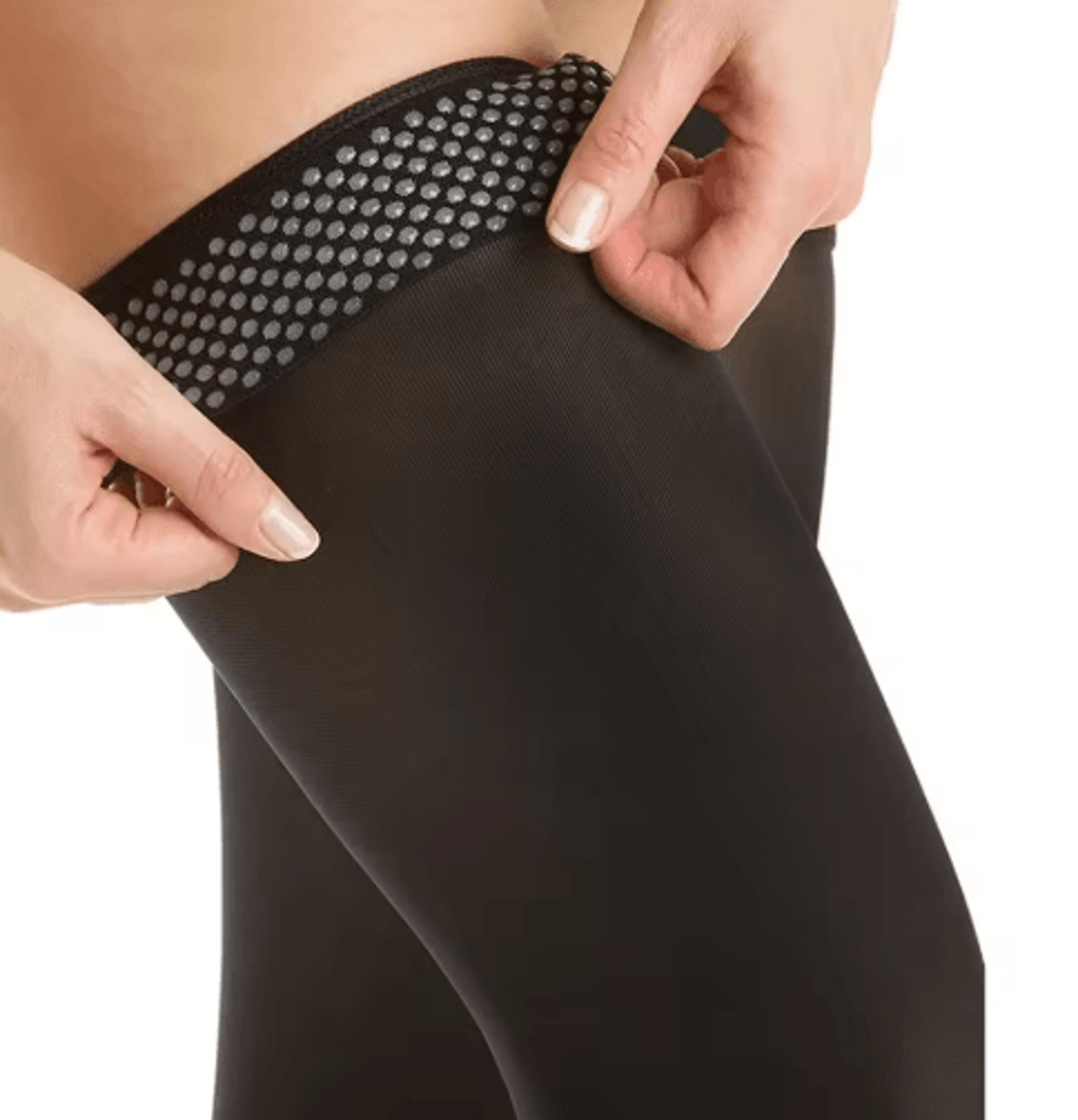 ThighHigh Toeless Compression Socks 2032 MmHg  Silicone Grip Stockings For Men  Women 2