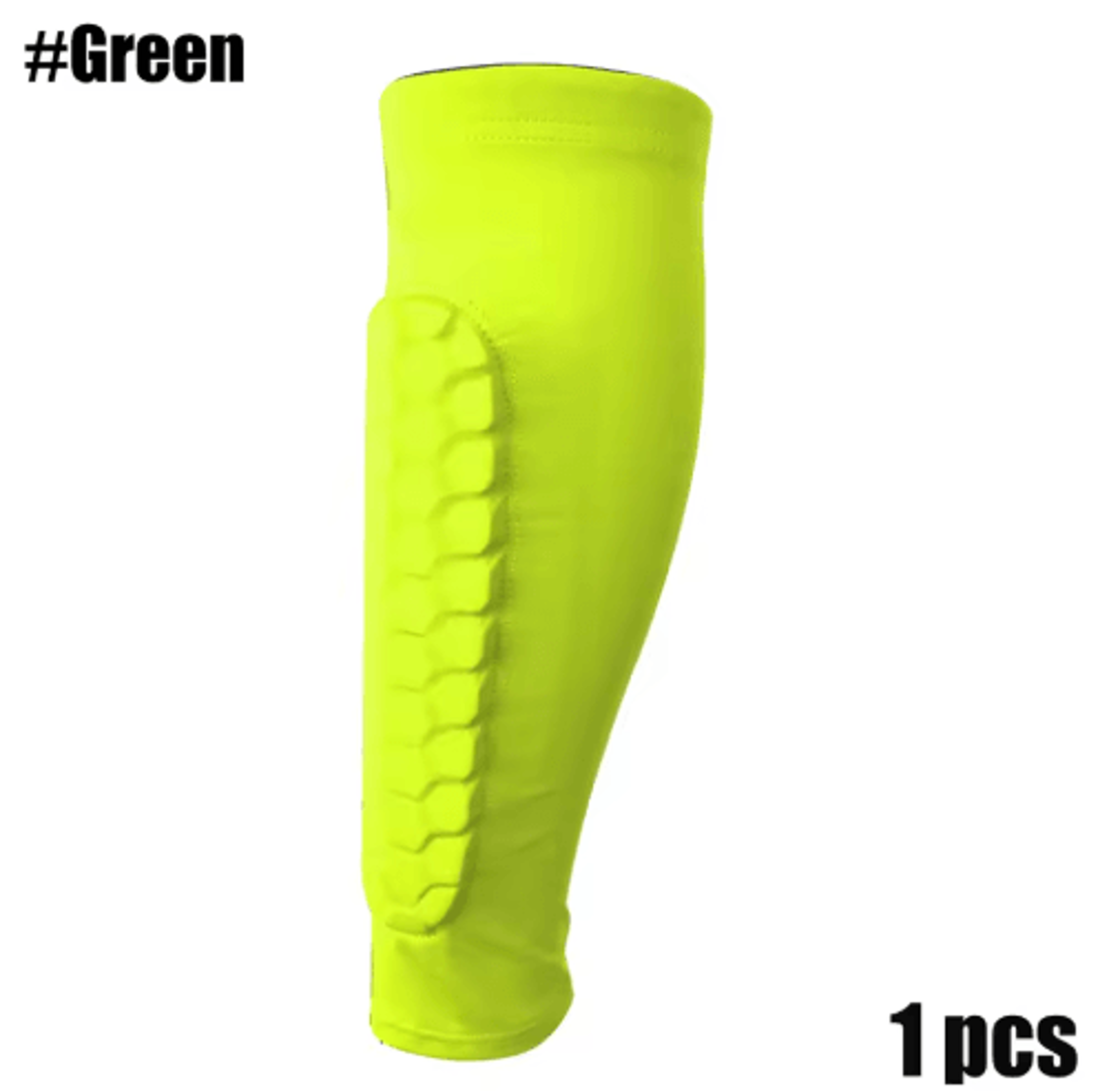 Soccer Shin Guard Compression Sleeve With Honeycomb Padding  Protective Leg Sleeve For Kids Youth   5