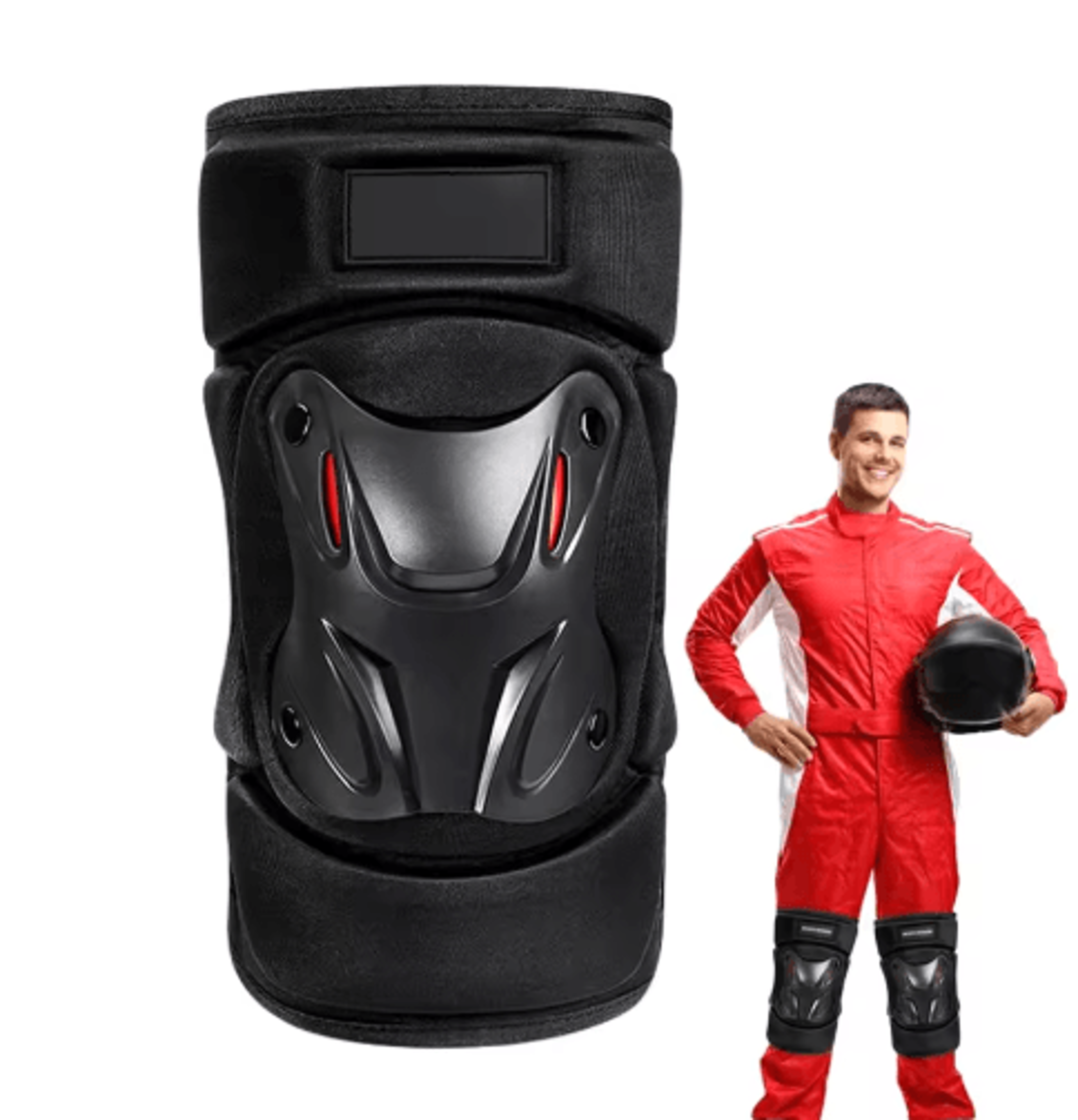 Motorcycle Knee  Elbow Protection Pads  ShockAbsorbing Safety Guards For Outdoor Sports 0