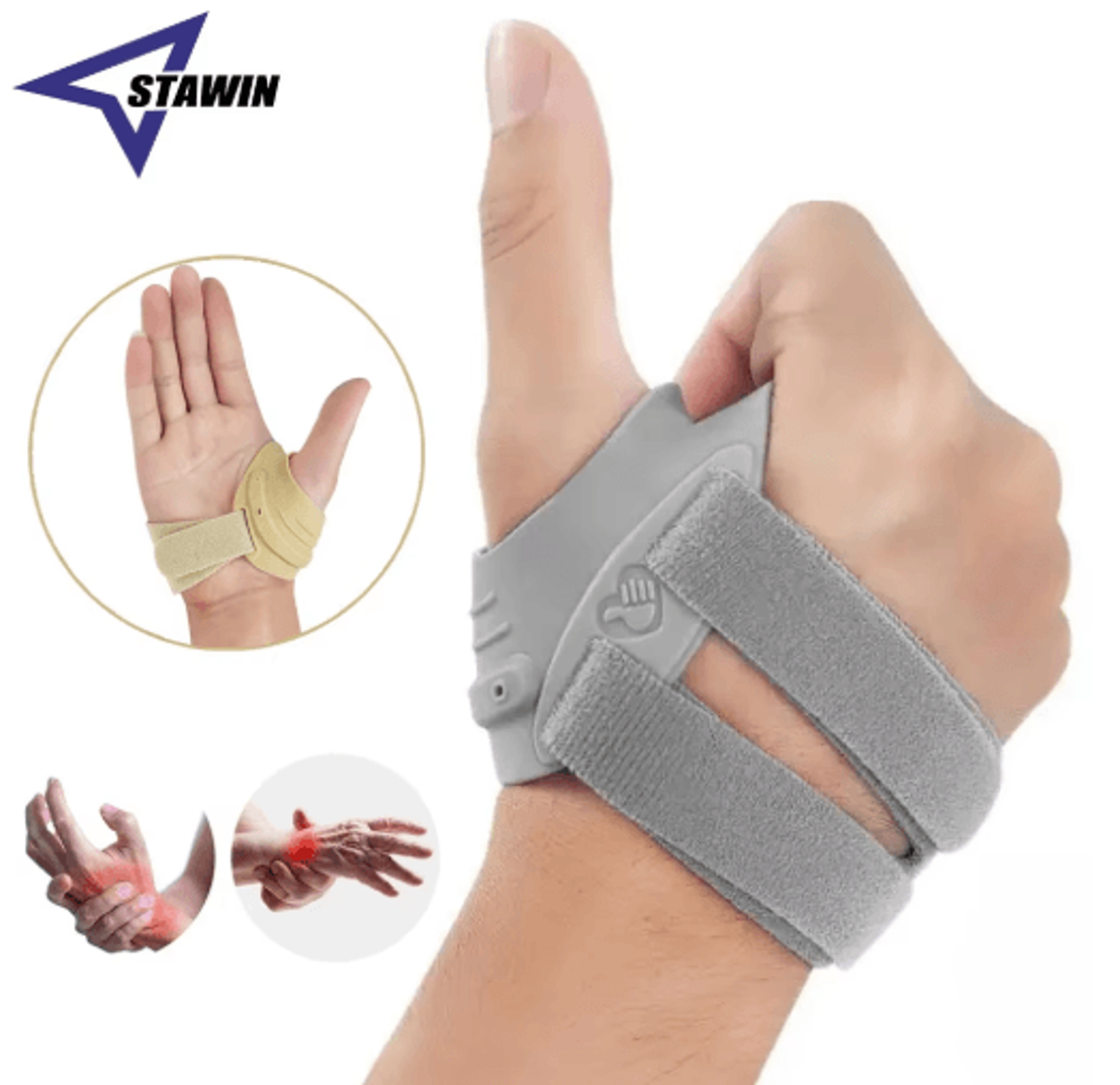 CMC Thumb Brace  Stabilizing Thumb Support Orthosis For Everyday Comfort 0