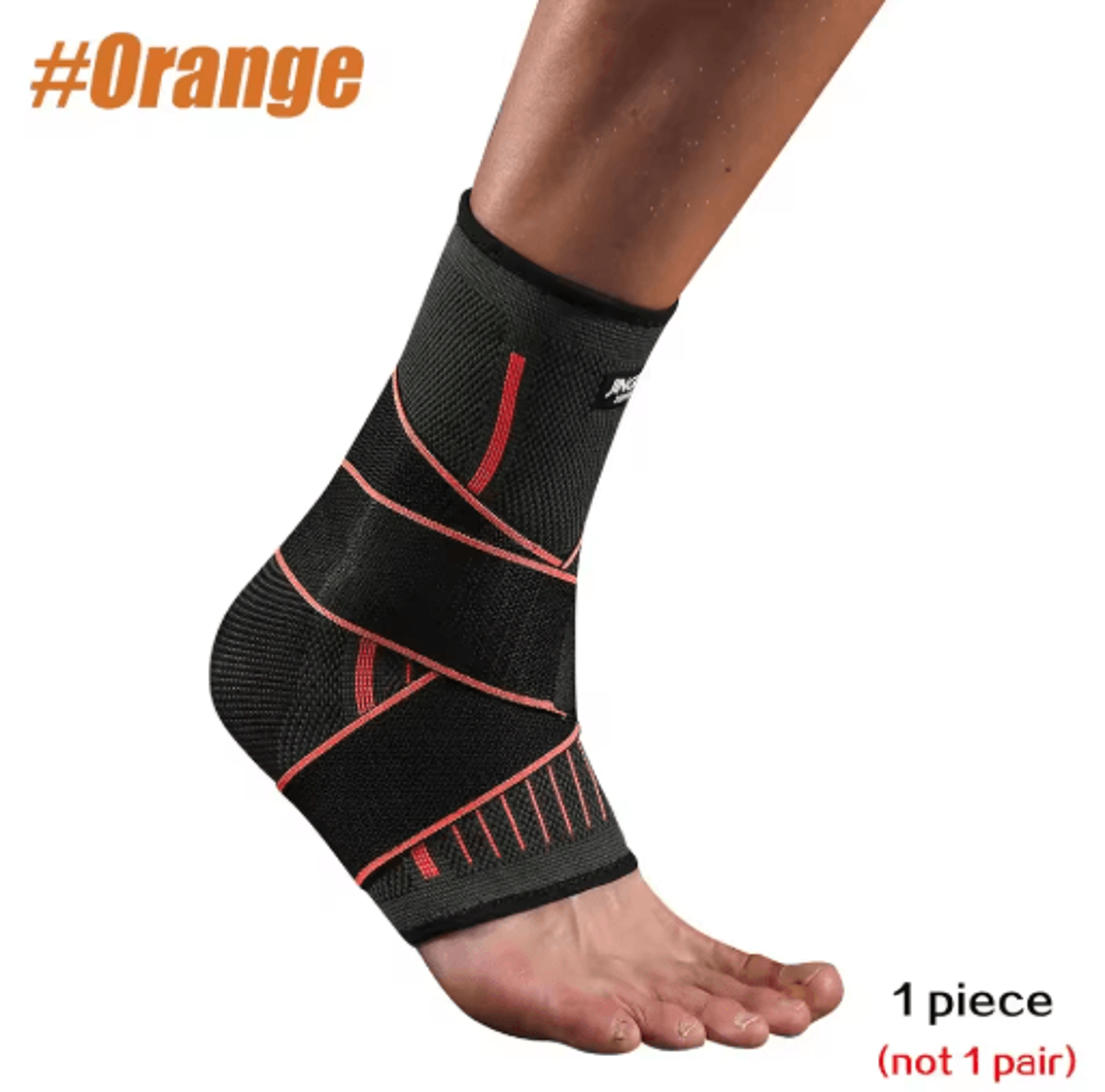 Adjustable Ankle Compression Sleeve With Support Strap  Flexible Brace For Running  Everyday Activi 3