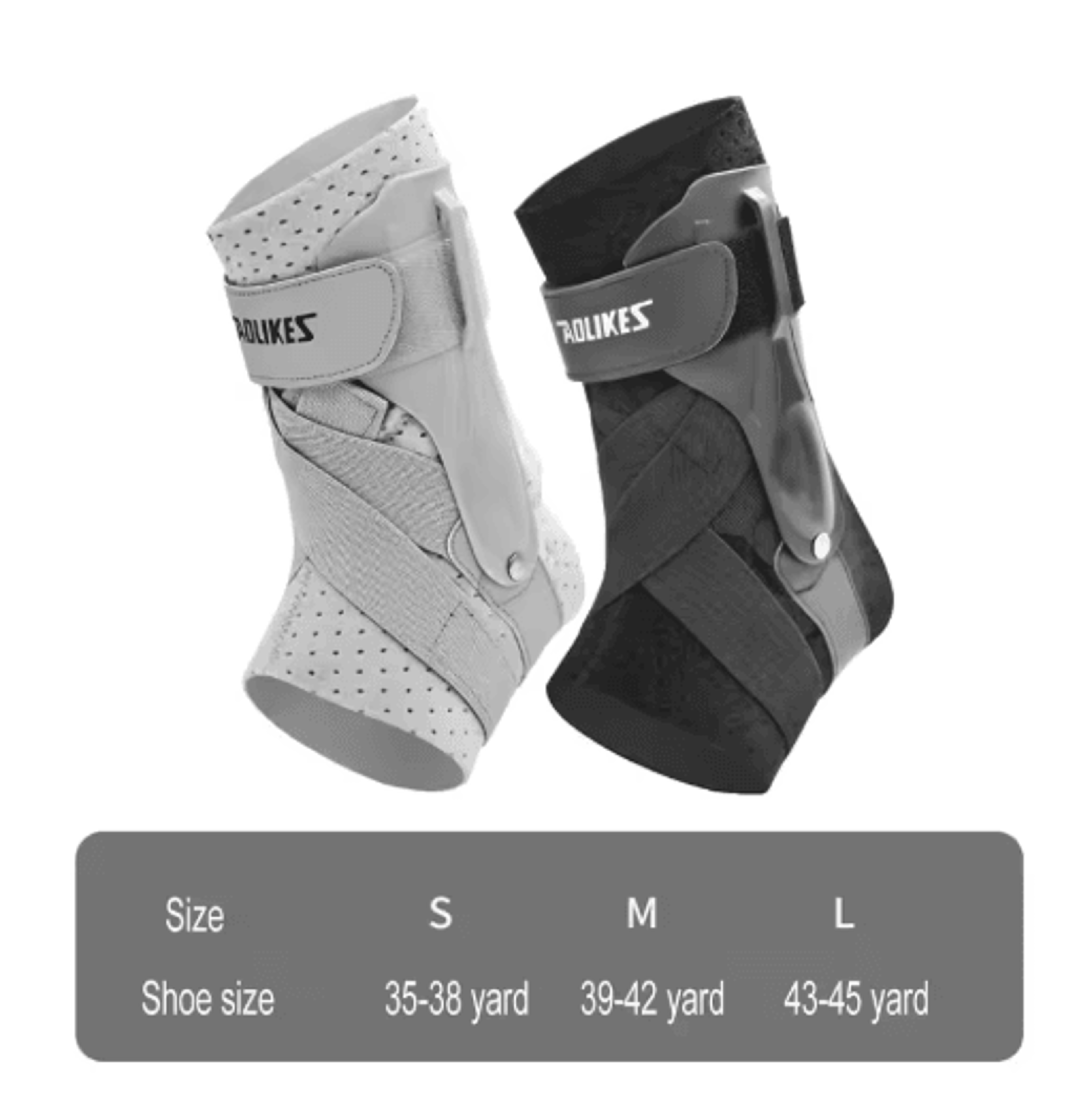 AOLIKES Sports Ankle Compression Sleeve  Breathable Ankle Support For Basketball Running  Everyday  7