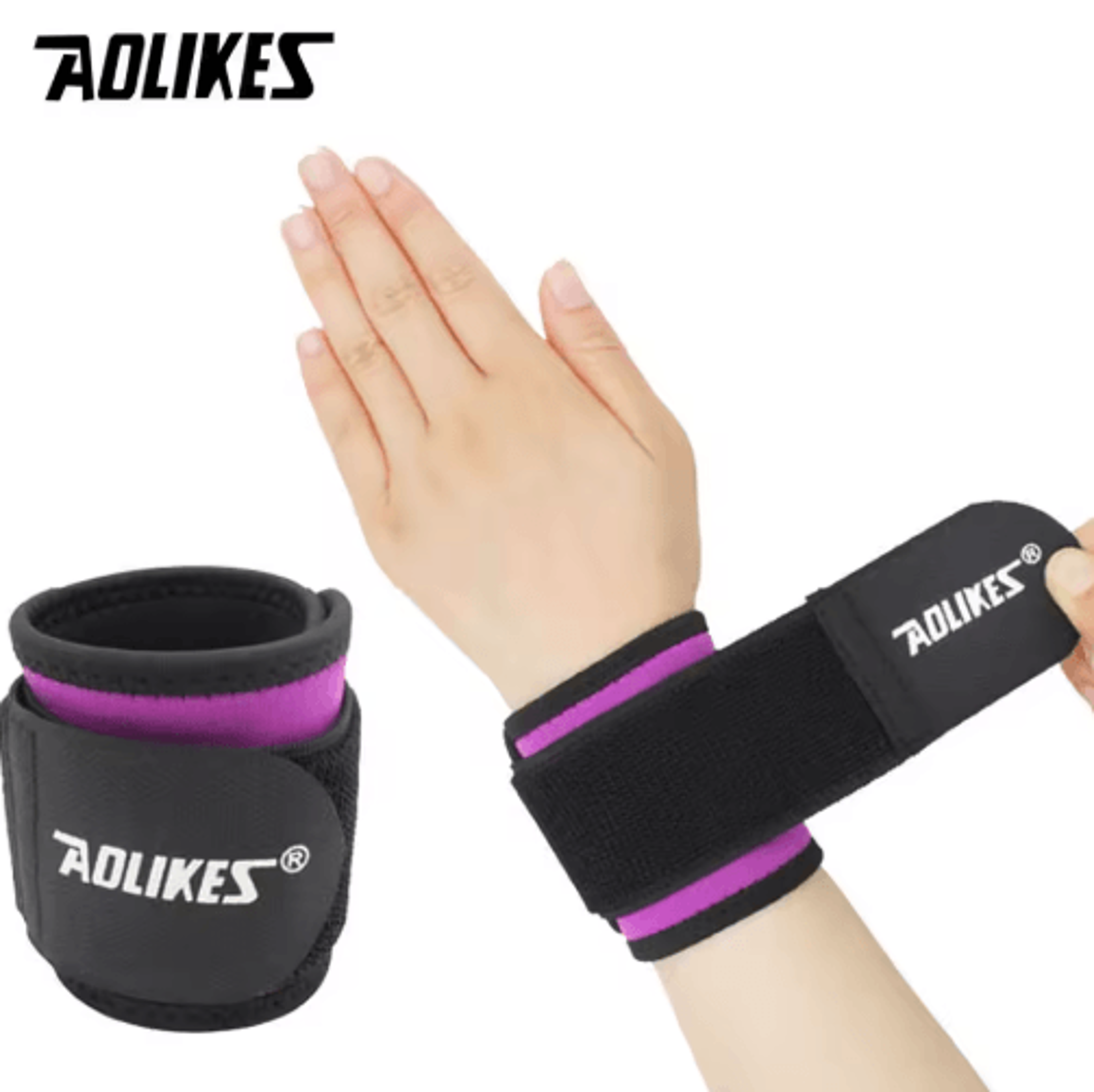 AOLIKES Adjustable Wrist Support Brace  Breathable Wrist Wrap For Gym Sports  Everyday Activities 1