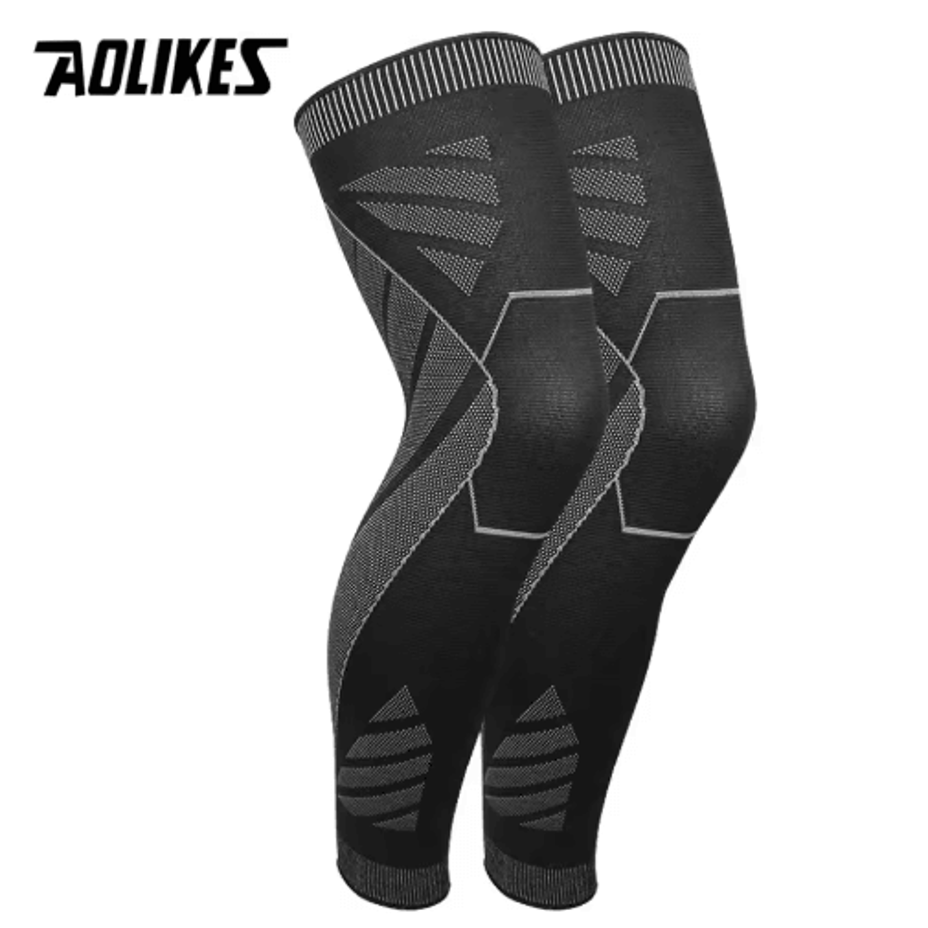 AOLIKES Full Leg Compression Sleeve  Breathable Knee  Leg Support For Sports Training  Everyday Act 1