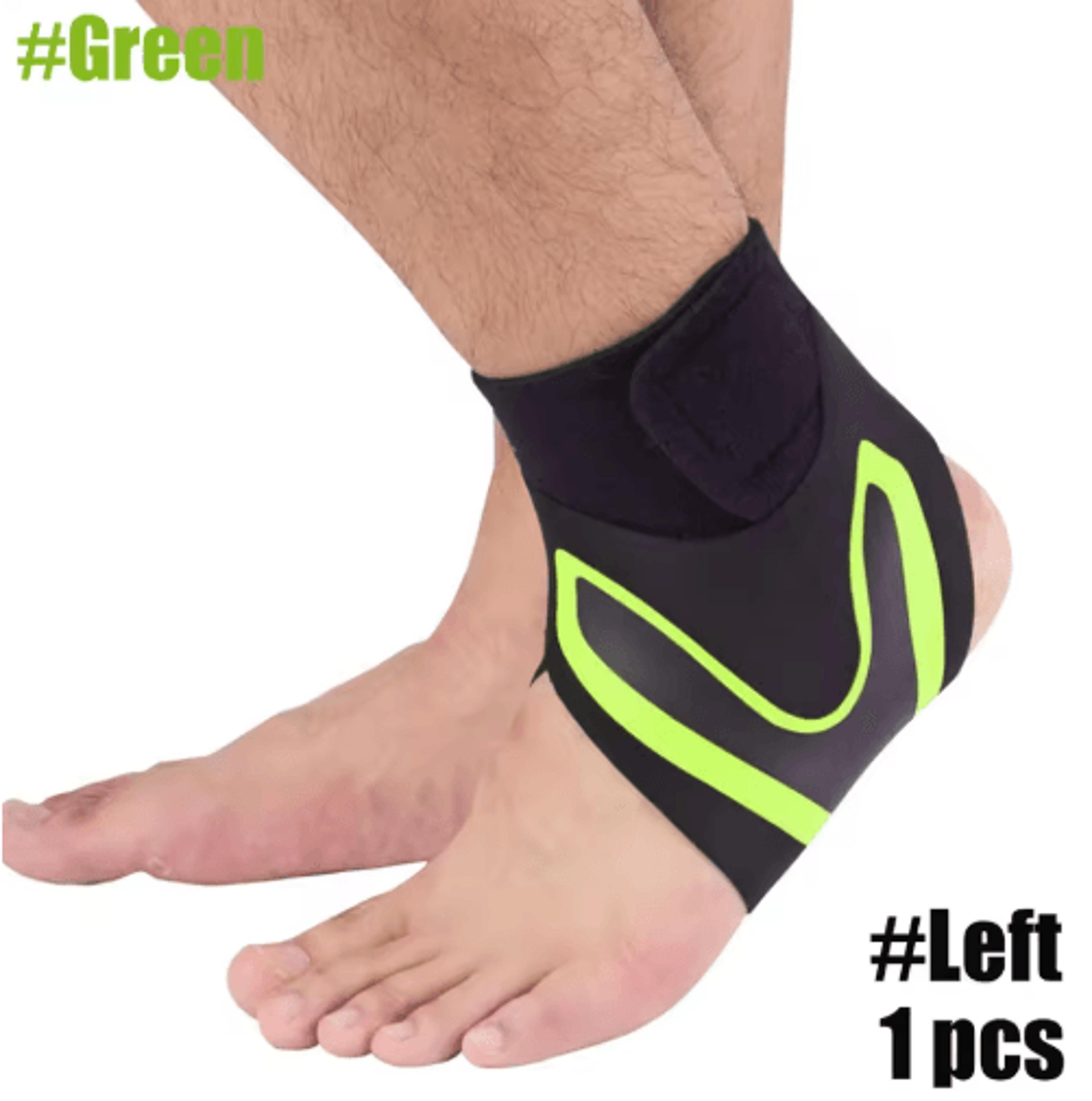 Adjustable Sports Ankle Stabilizer Brace  Compression Foot Support Wrap For Running  Basketball 10