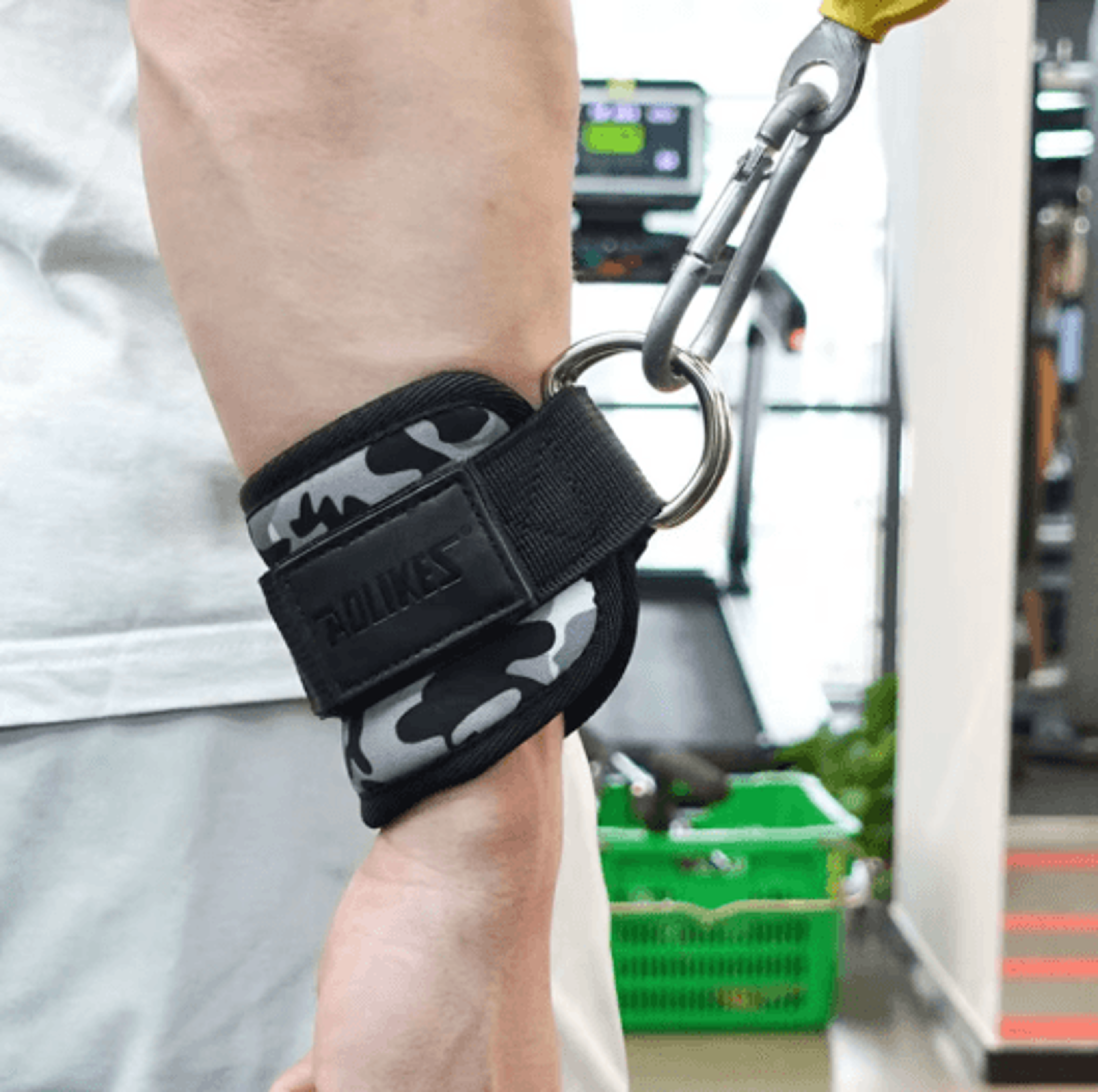 AOLIKES Adjustable Ankle Wrist Cuffs For Cable Machine Glute Kickbacks  Leg Workouts 10
