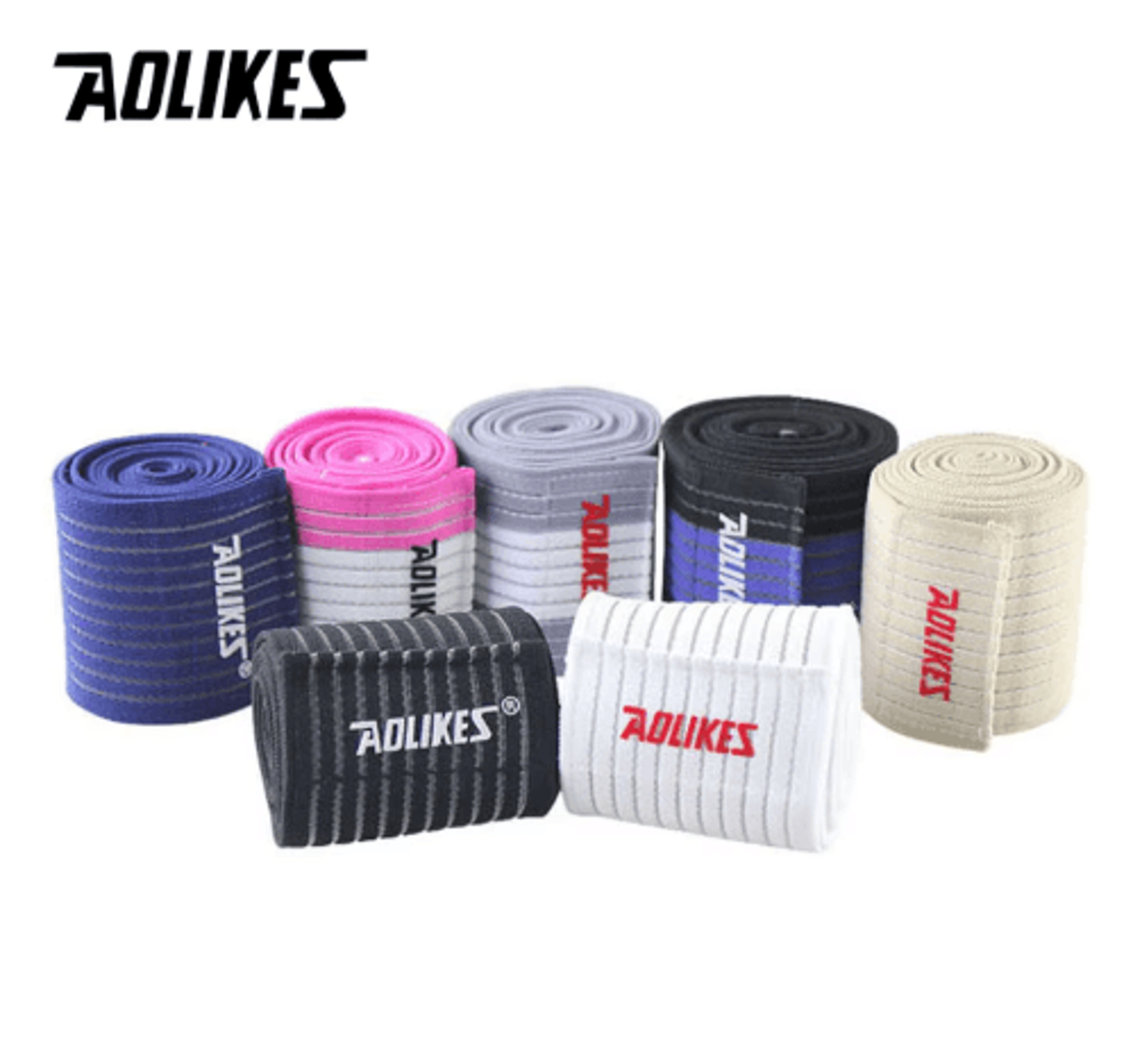AOLIKES Cotton Elastic Wrist Brace Wrap For Gym Sports  Carpal Tunnel Support 0