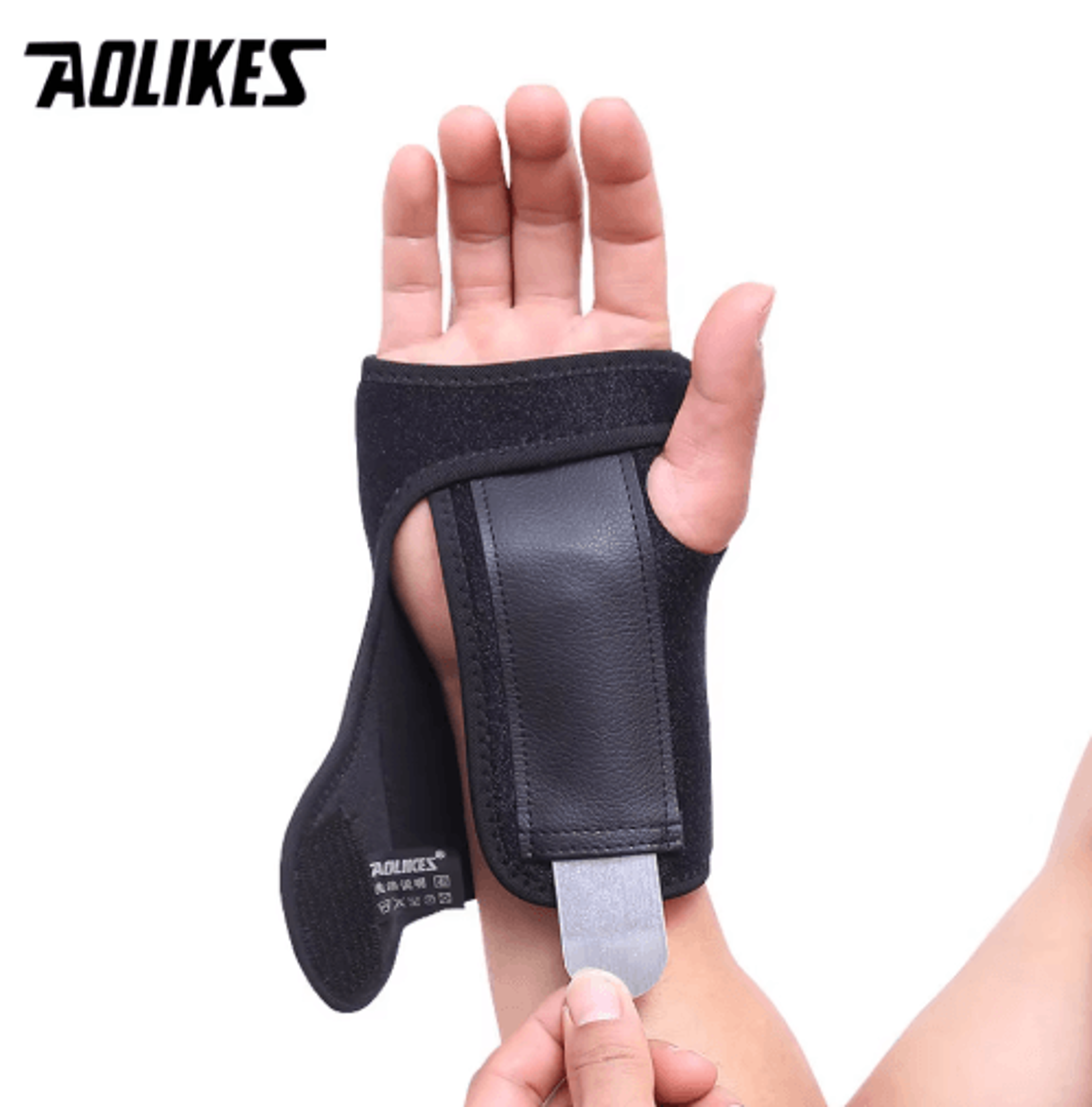 AOLIKES Weight Lifting Wrist Straps  Adjustable Wrist Support Wraps For Gym Training  Sports 5