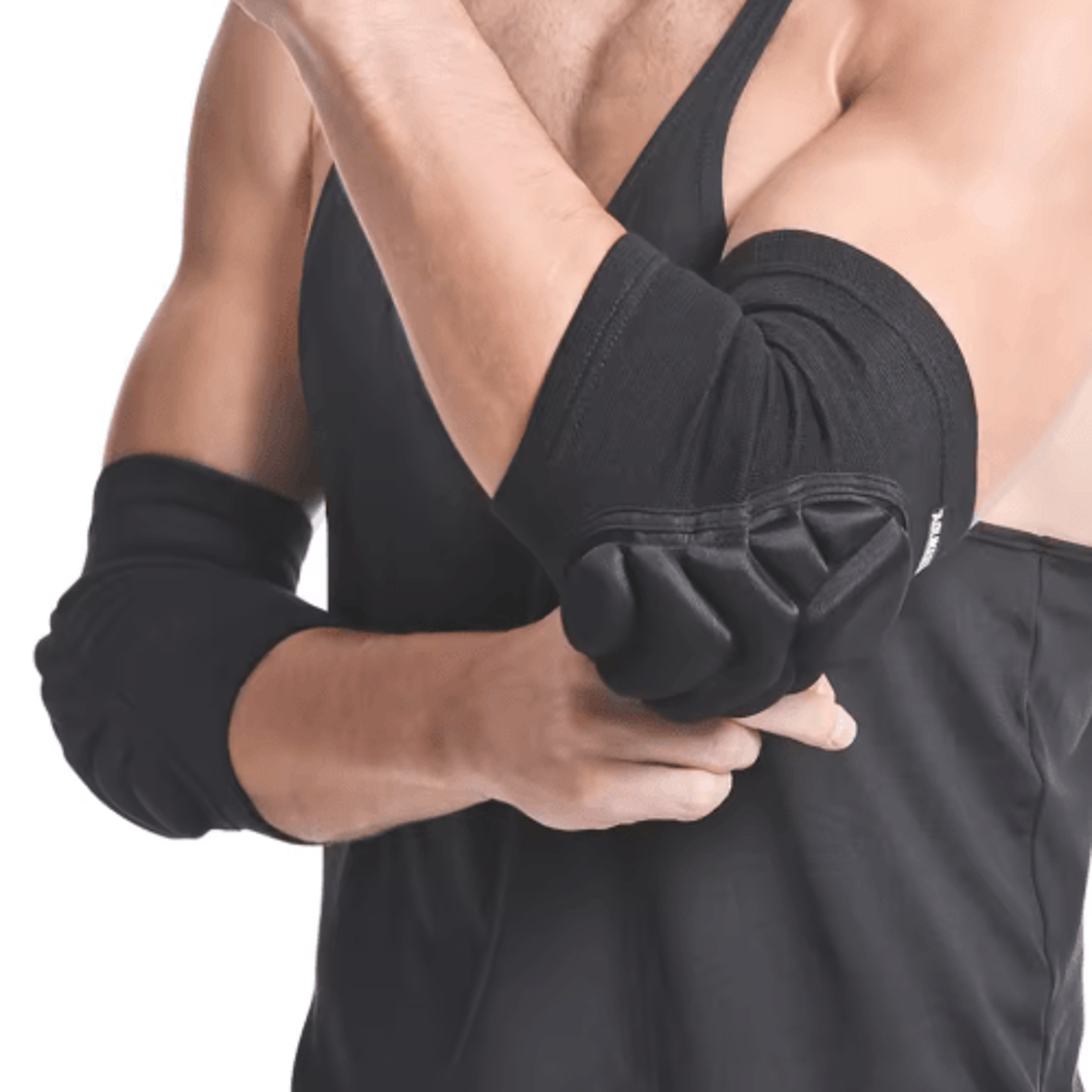 AOLIKES Foam Elbow Pads  1 Pair Protective Elbow Pads For Skating Volleyball Cycling  Street Dance 4