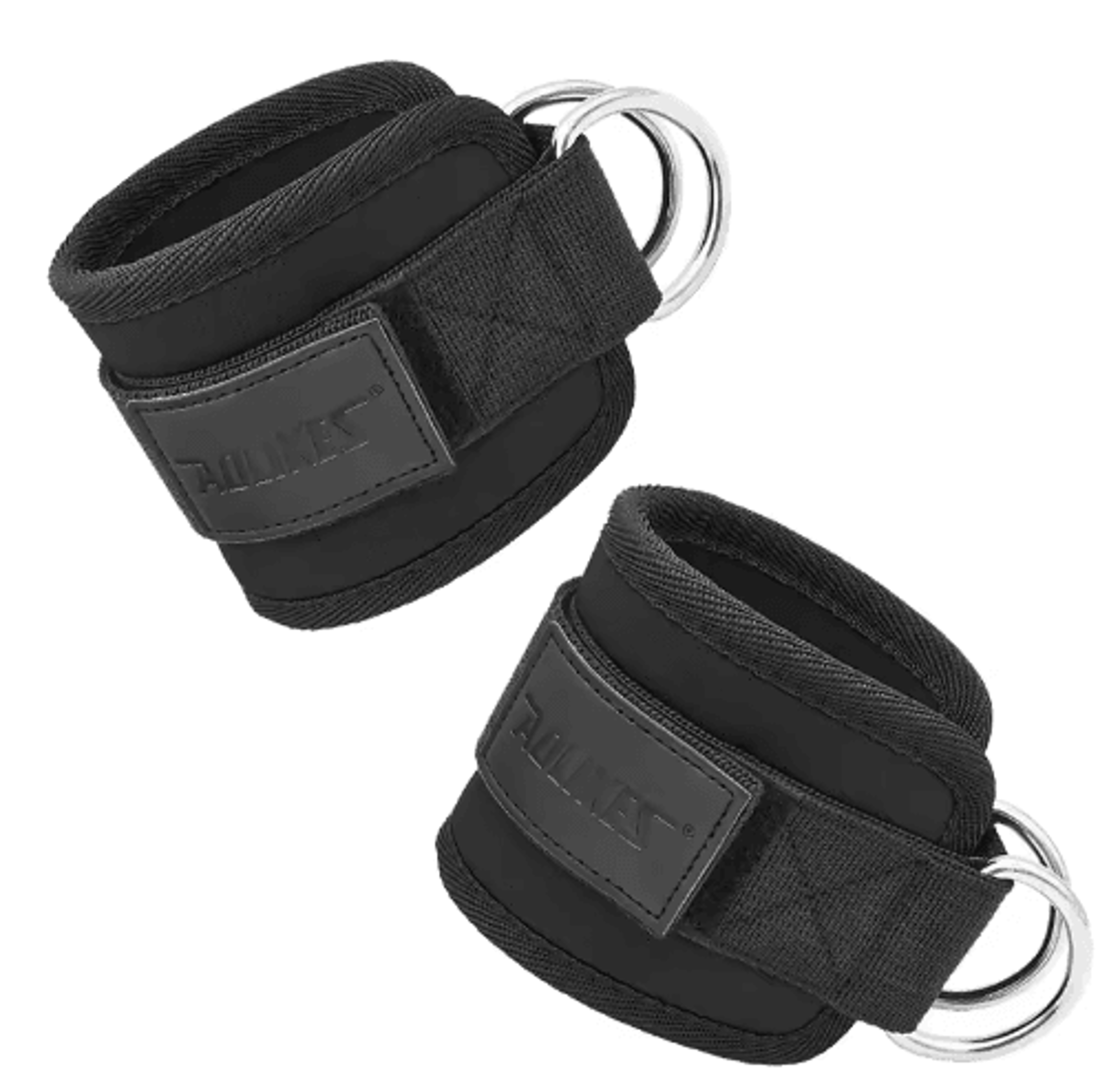 AOLIKES Cable Ankle Straps  Double DRing Ankle Cuffs For Gym Glute Leg  Strength Training 5
