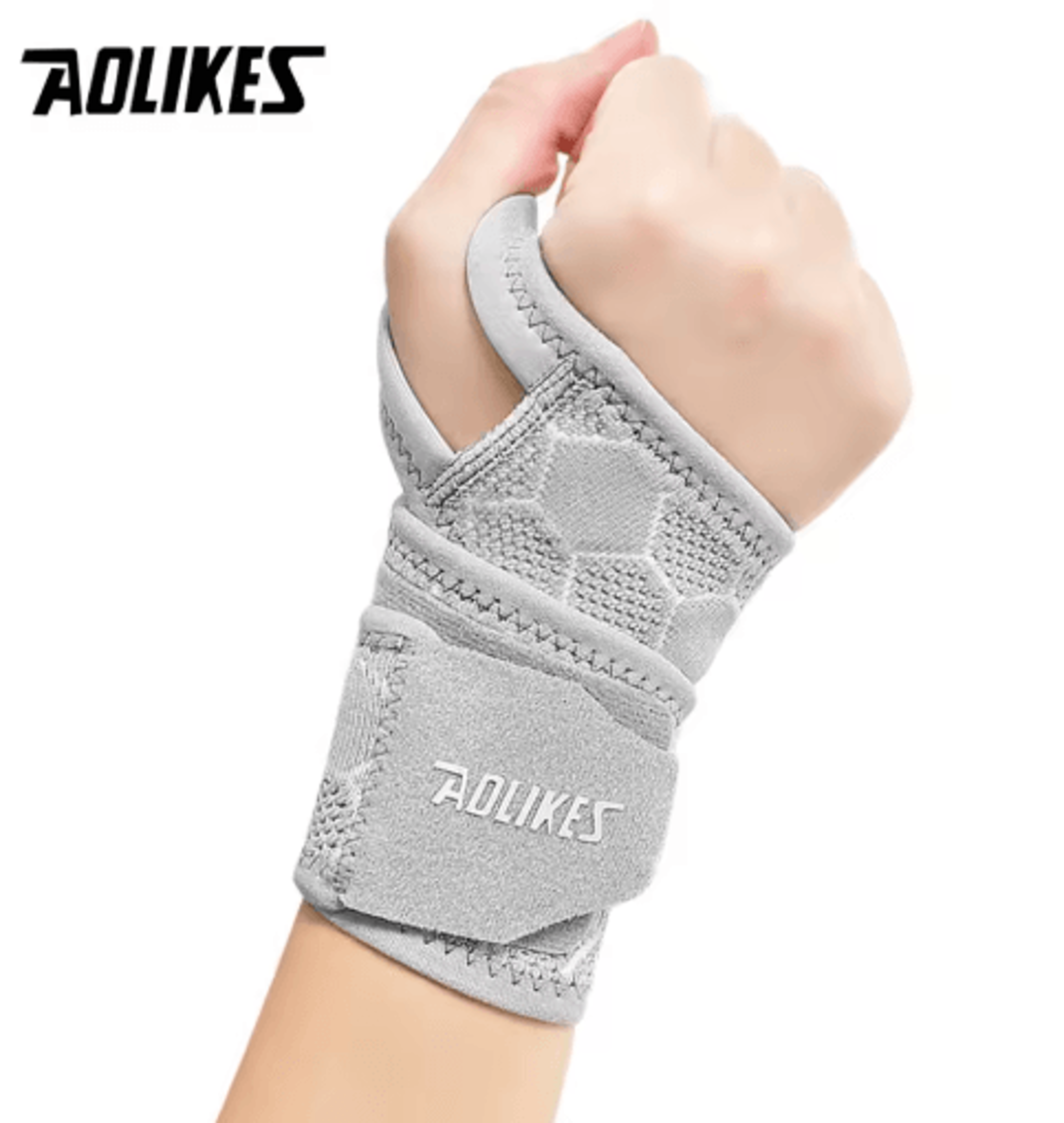AOLIKES Compression Wrist Brace  Lightweight Wrist Support For Carpal Tunnel  Everyday Hand Stabili 1