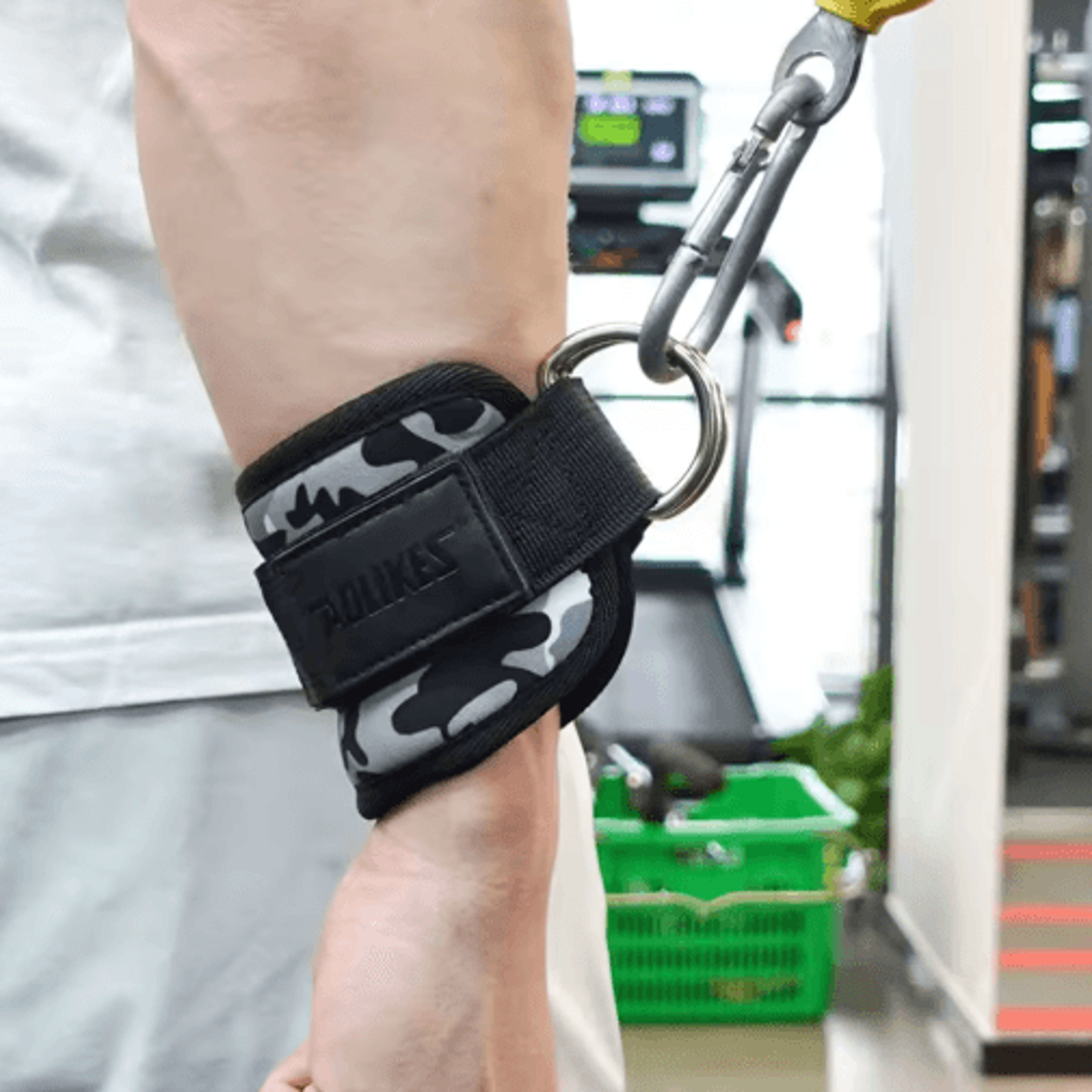 AOLIKES Ankle Straps For Cable Machine  Adjustable Padded Cable Ankle Straps For Glute Kickbacks  L 6