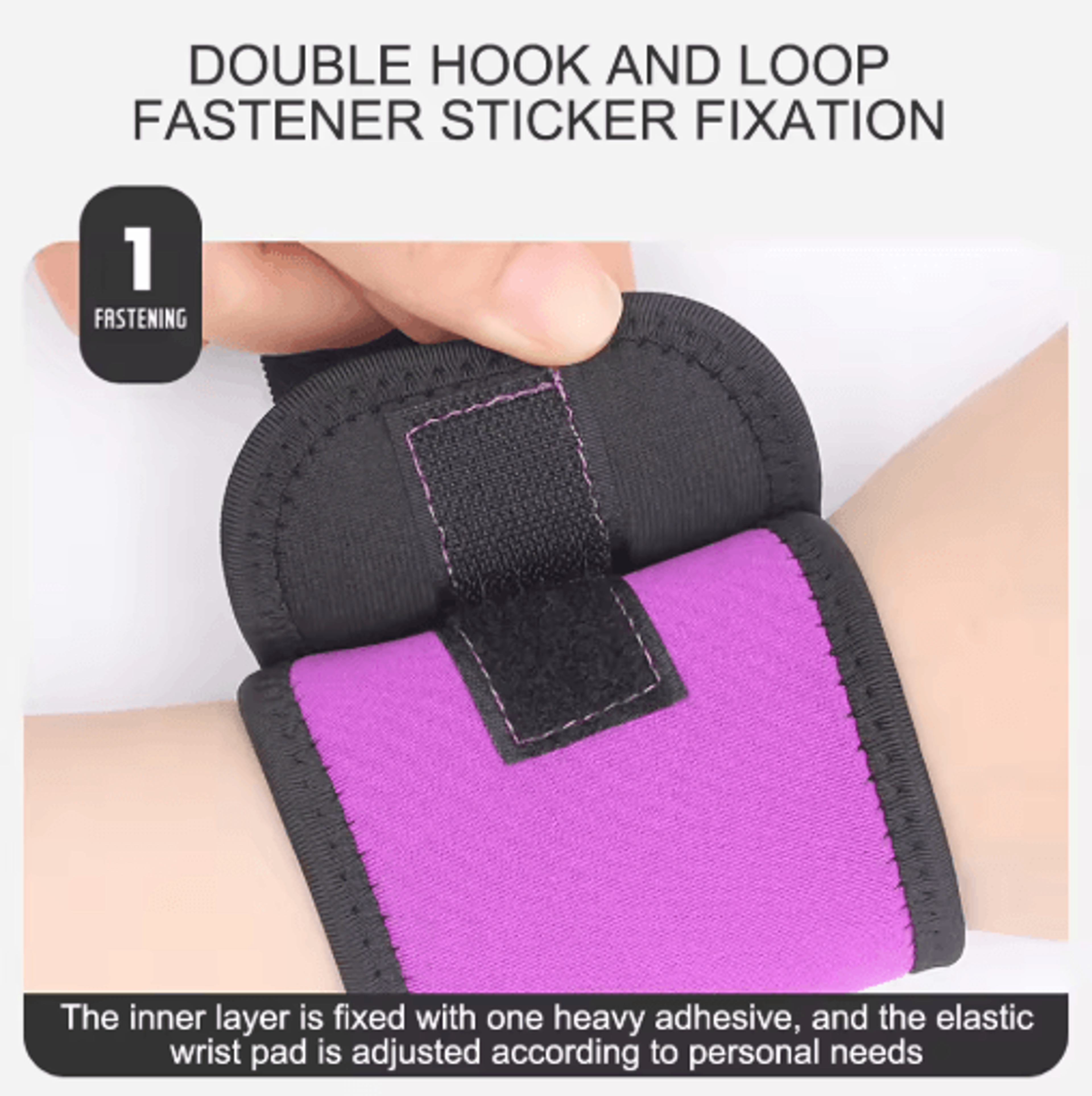 AOLIKES Wrist Compression Strap  Wrist Brace  Adjustable Wrist Support For Fitness Weightlifting Ca 9