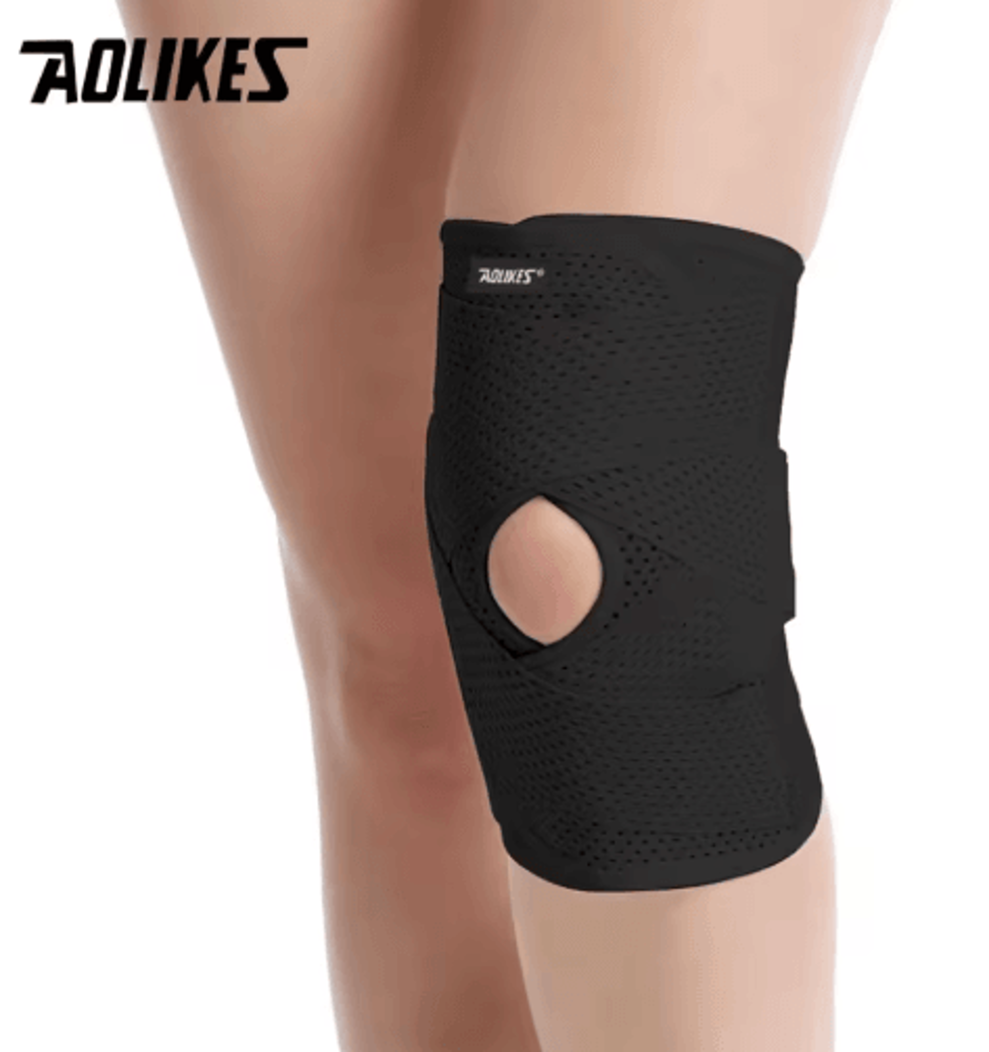 AOLIKES Knee Brace With Side Stabilizers  Knee Support Brace For Men  Women Everyday Stability  Act 7