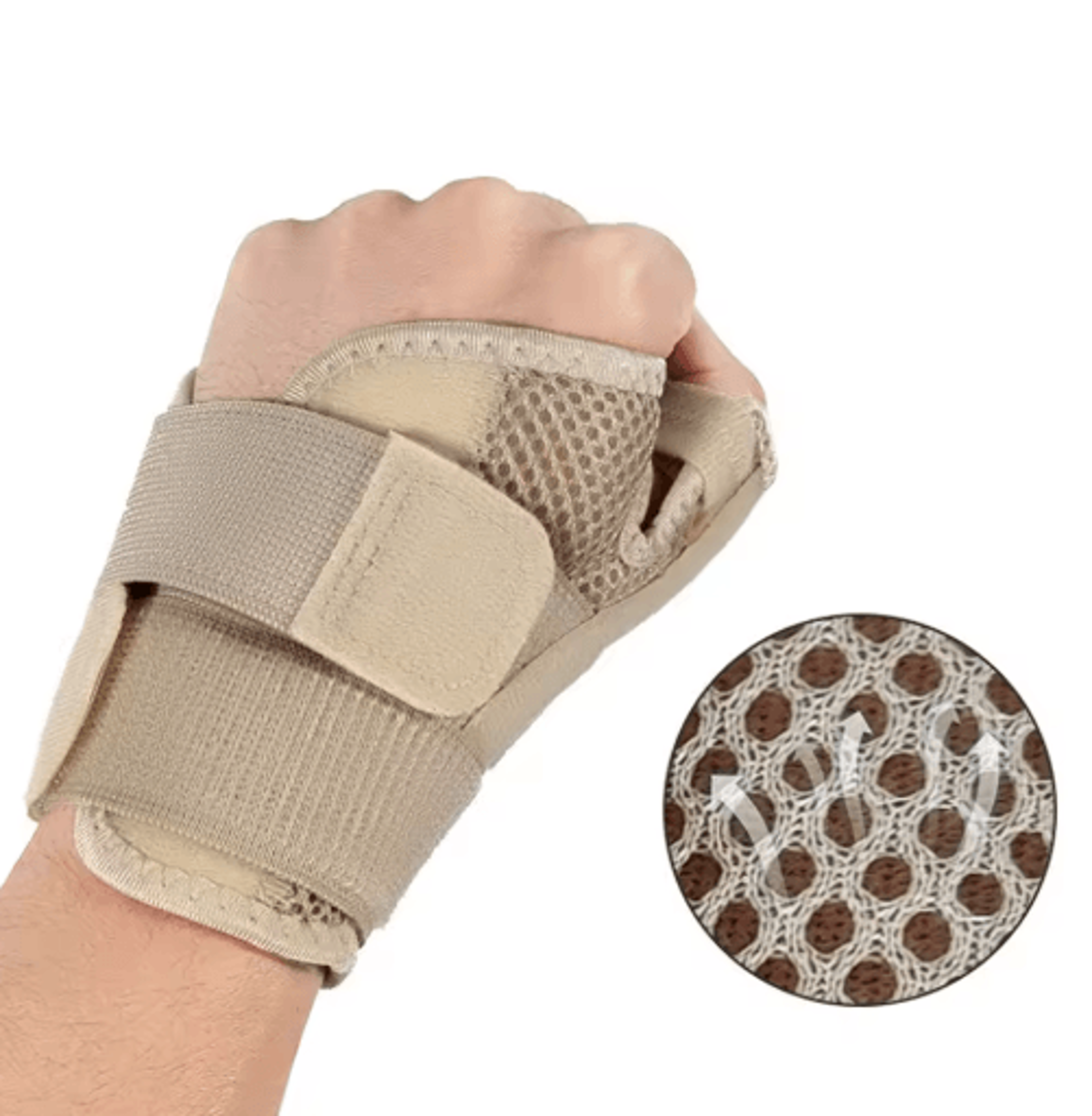 AOLIKES Wrist Thumb Support Brace  Flexible Thumb Splint Protector For Right Or Left Hand 10